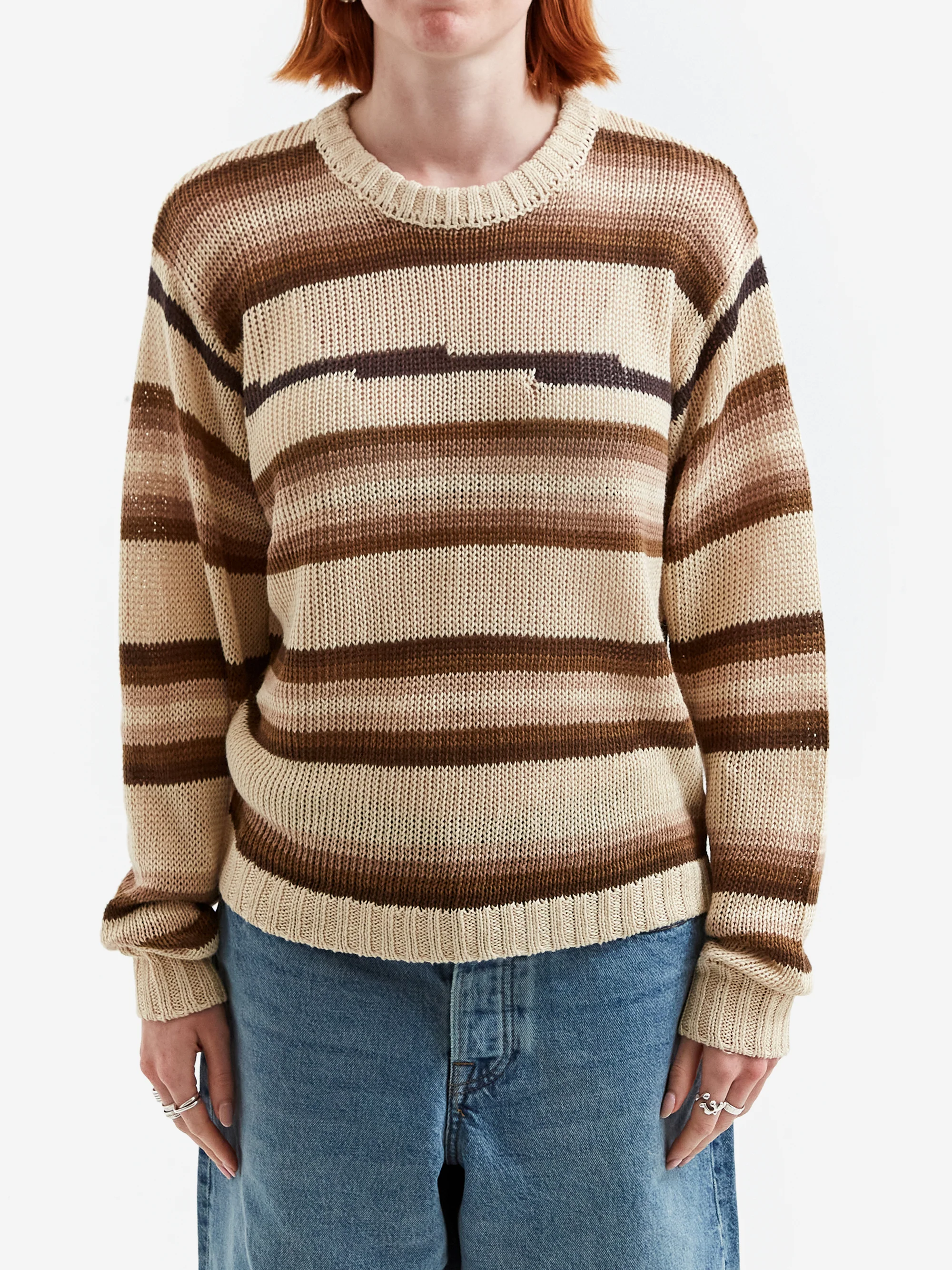 Stussy Tonal Stripe Sweater - Multi