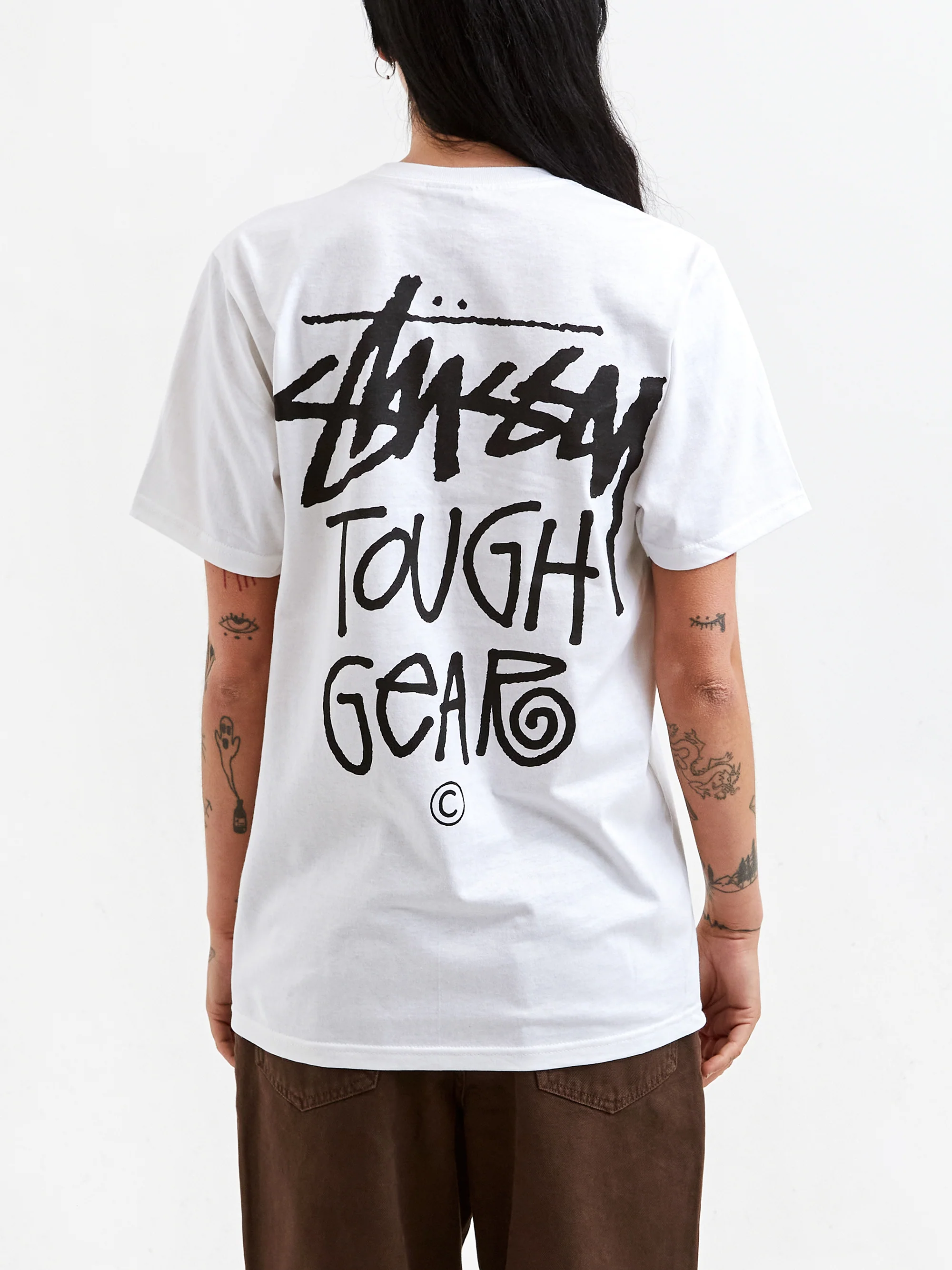 Stussy Tough Gear T-Shirt W - White - Image 3