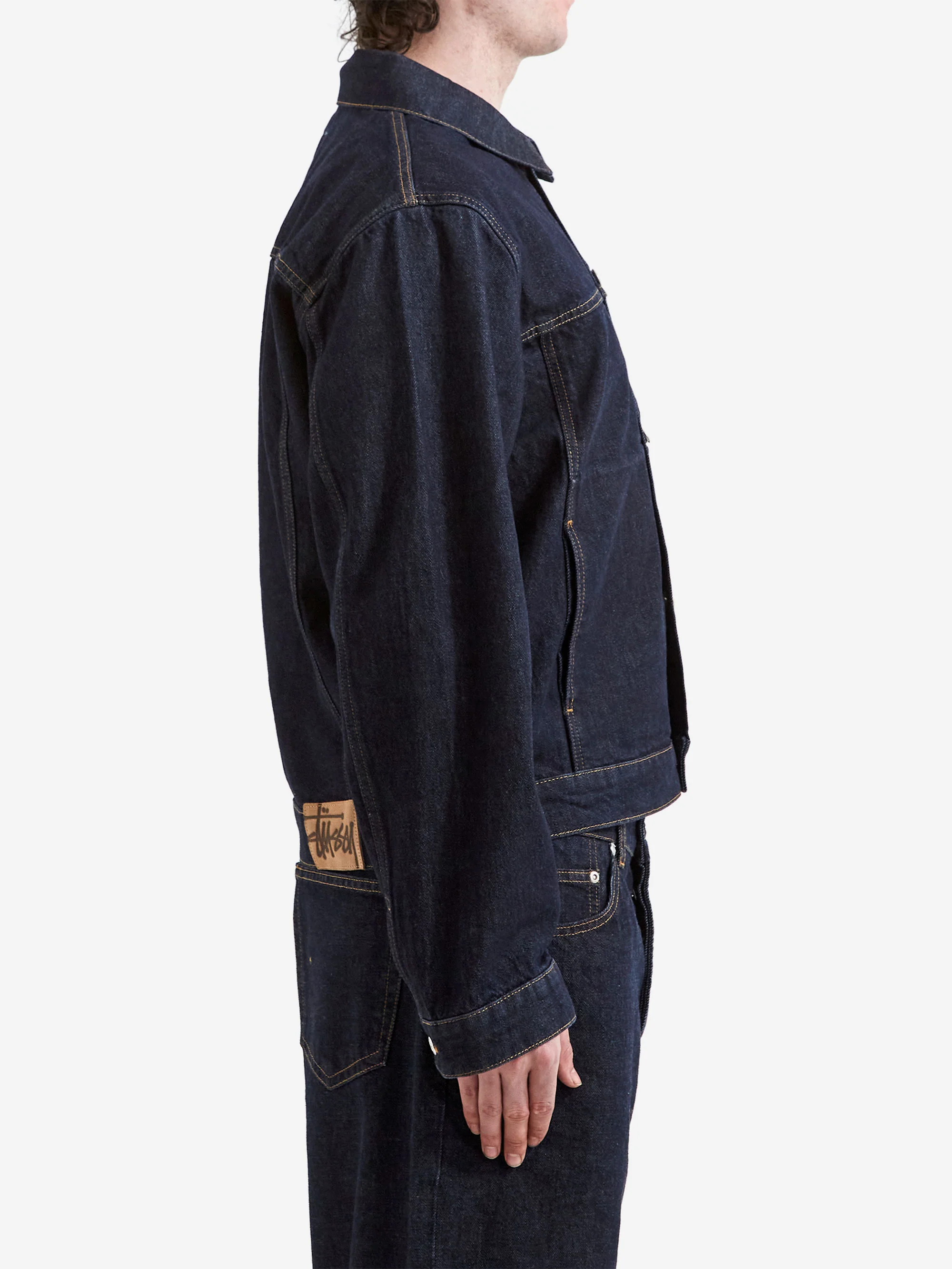 Stussy Trucker Denim - Rinsed Indigo - Image 5