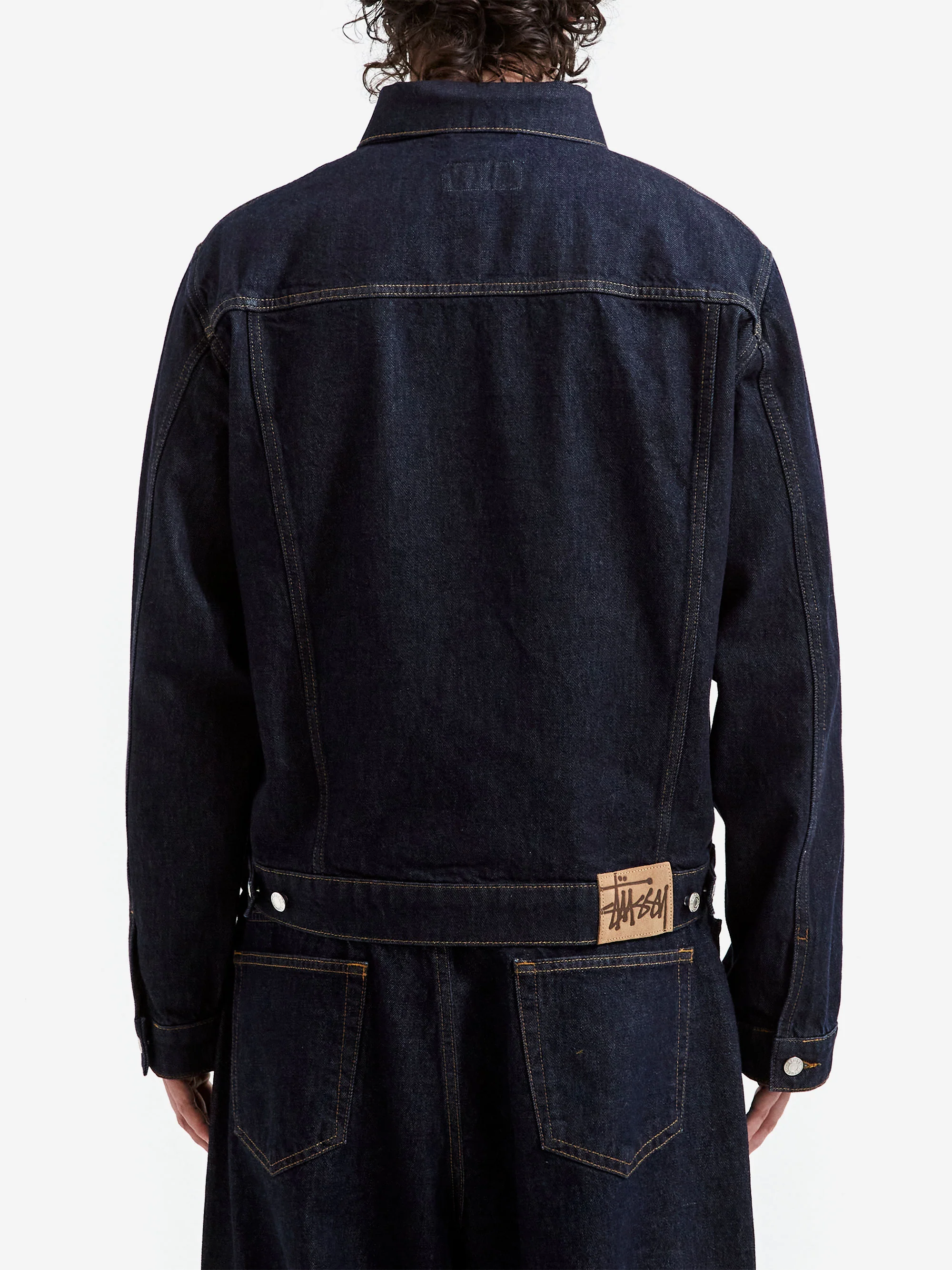 Stussy Trucker Denim - Rinsed Indigo - Image 6
