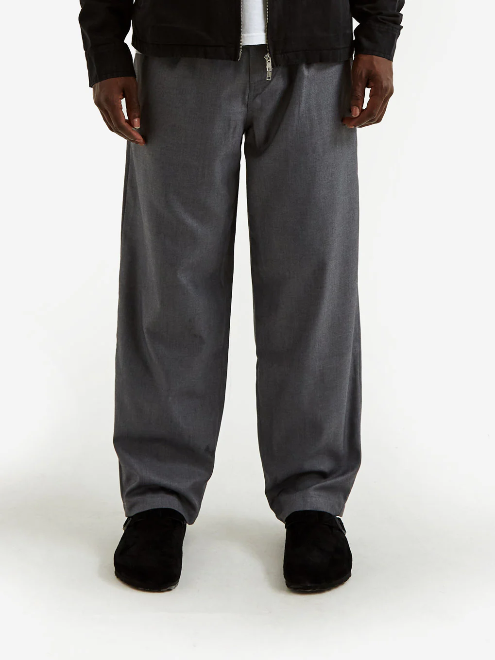 Stussy Volume Pleated Trouser - Grey - Image 4