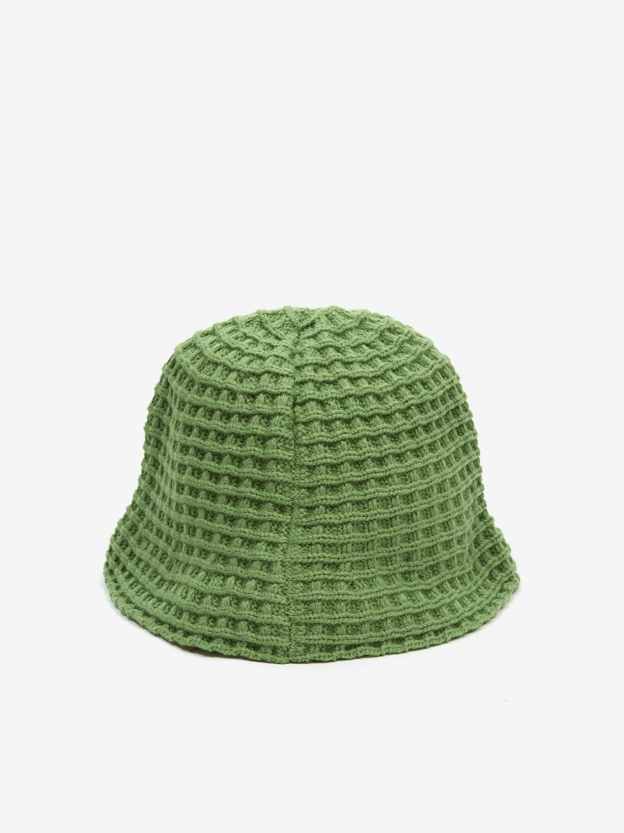 Stüssy Waffle Knit Bucket Hat W - Green - Image 3
