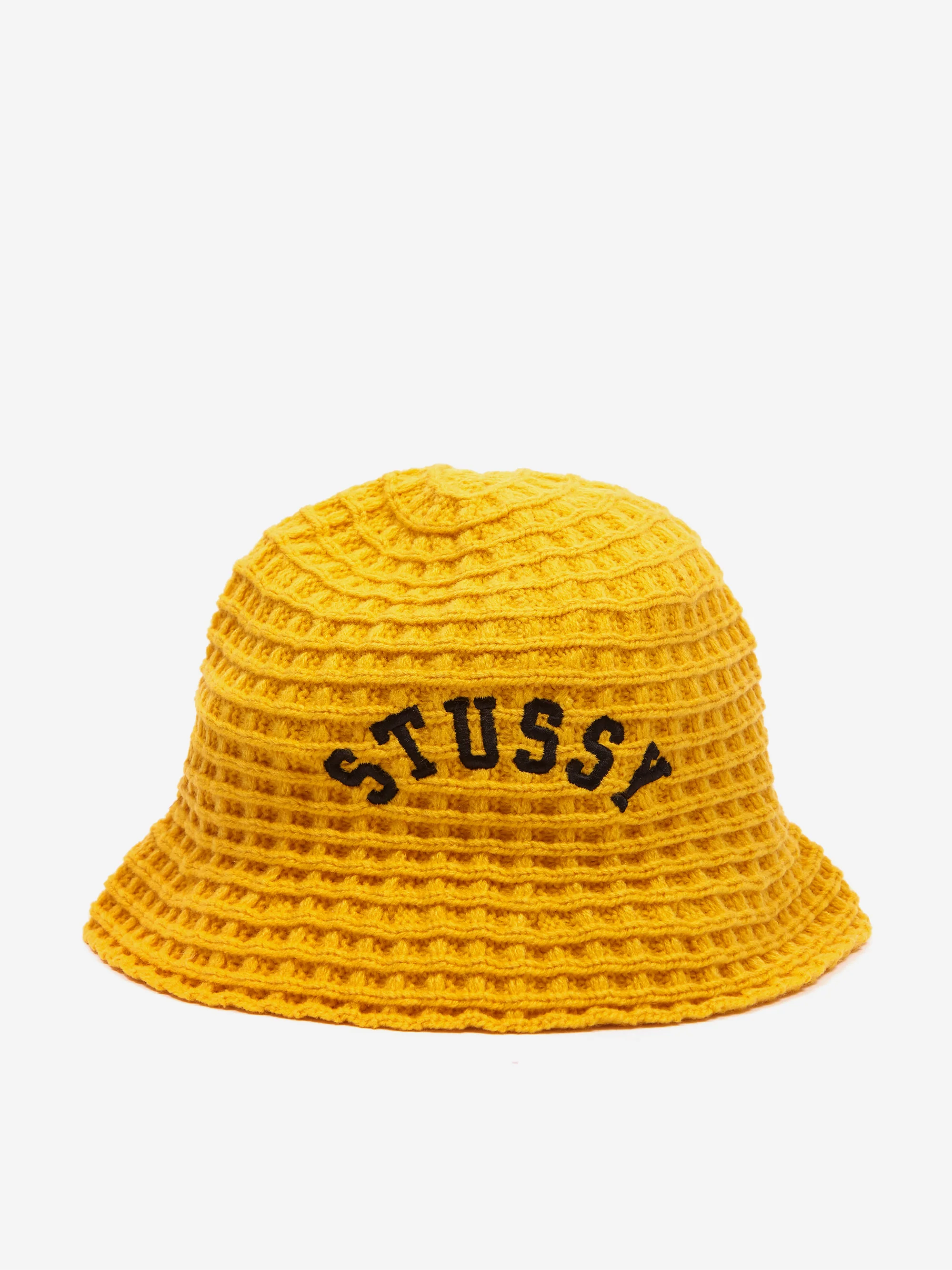 Stüssy Waffle Knit Bucket Hat - Sunflower