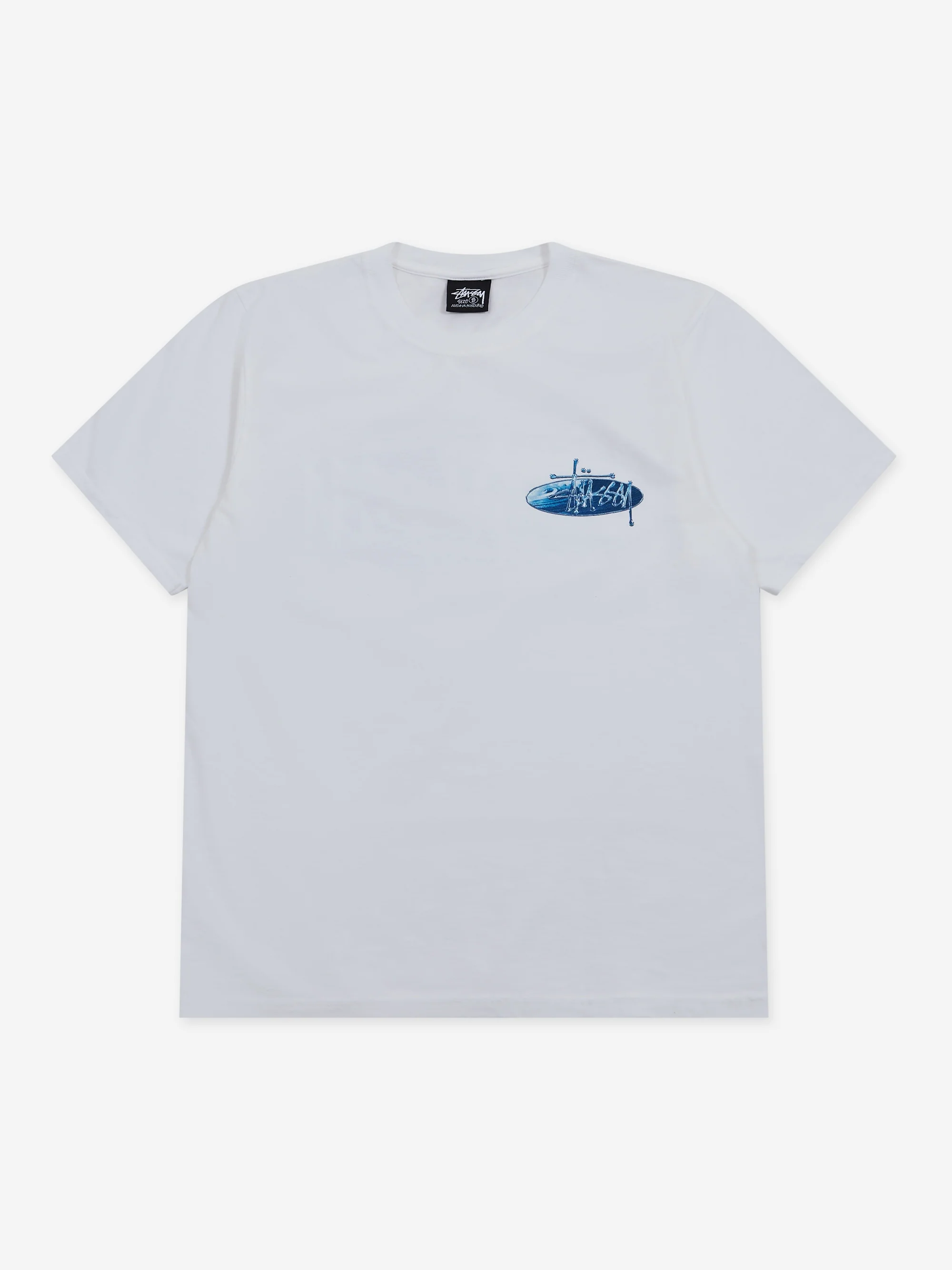 Stussy Wave Oval Tee - White