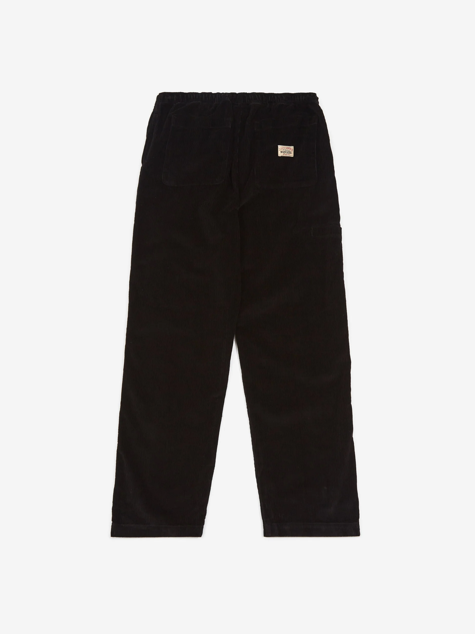 Stussy Wide Wale Cord Beach Pant - Black - Image 4