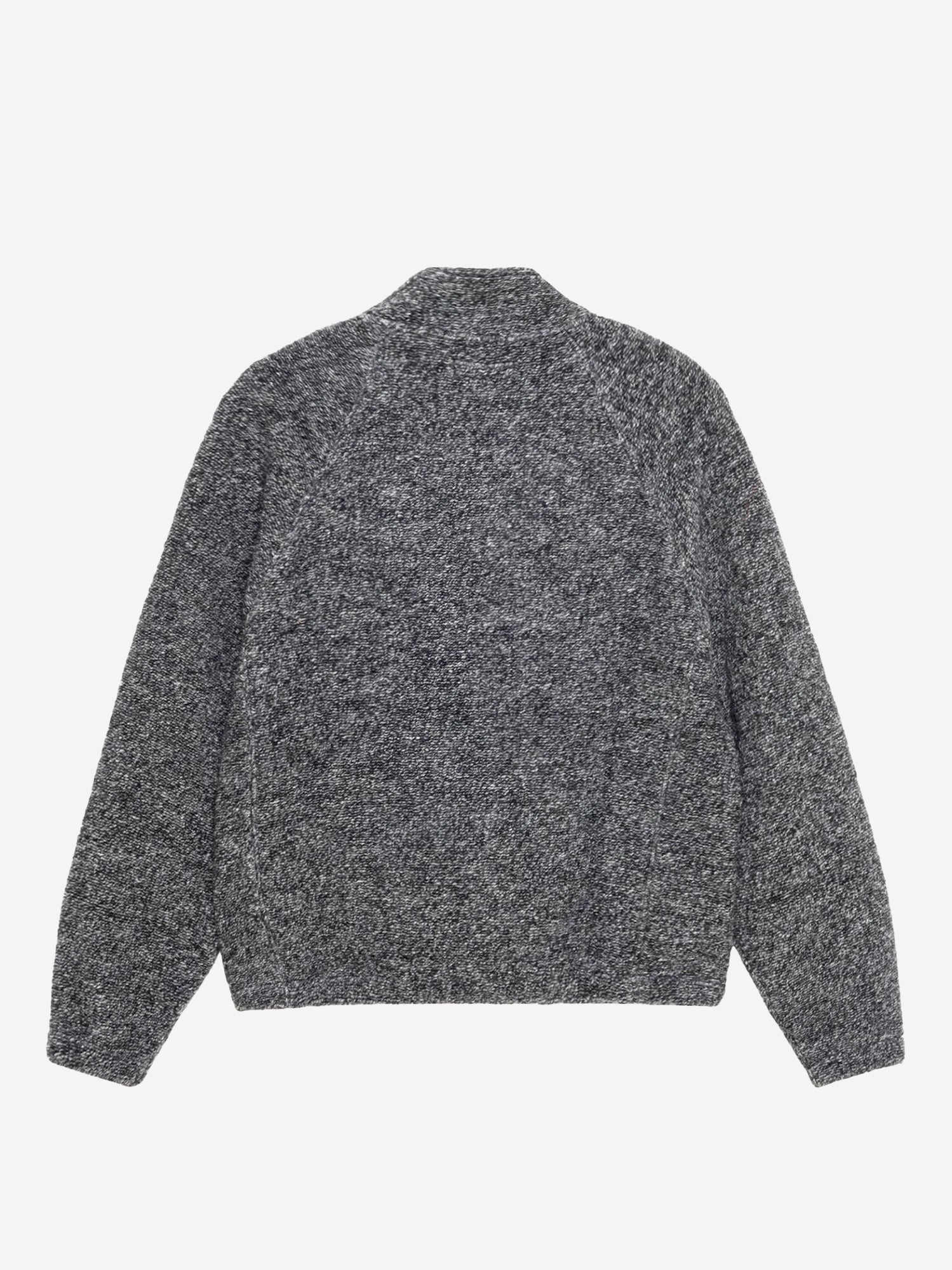 Stussy Wool Blend Sherpa Mock - Black - Image 3
