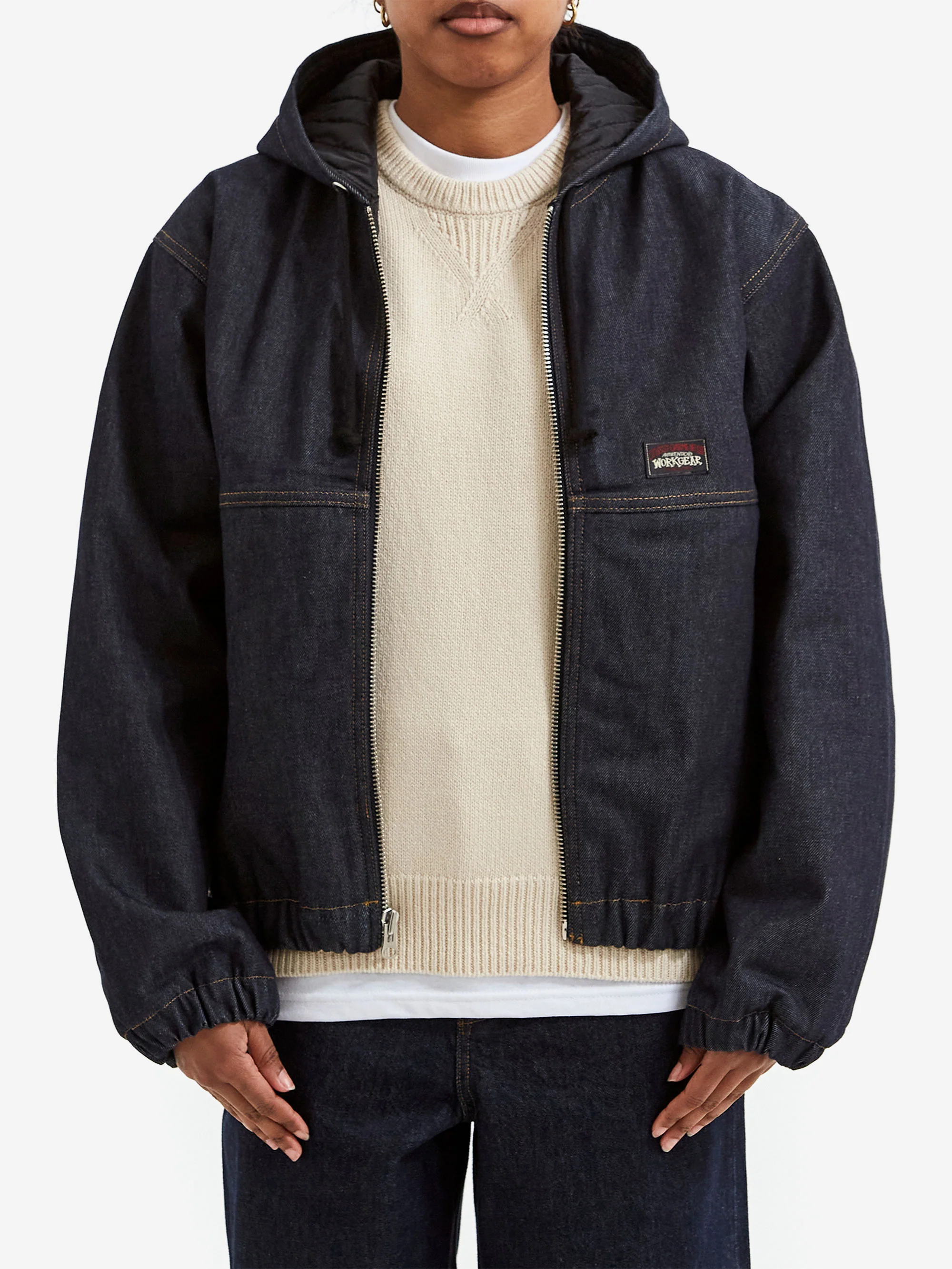 Stussy Work Jacket Denim - Raw Indigo