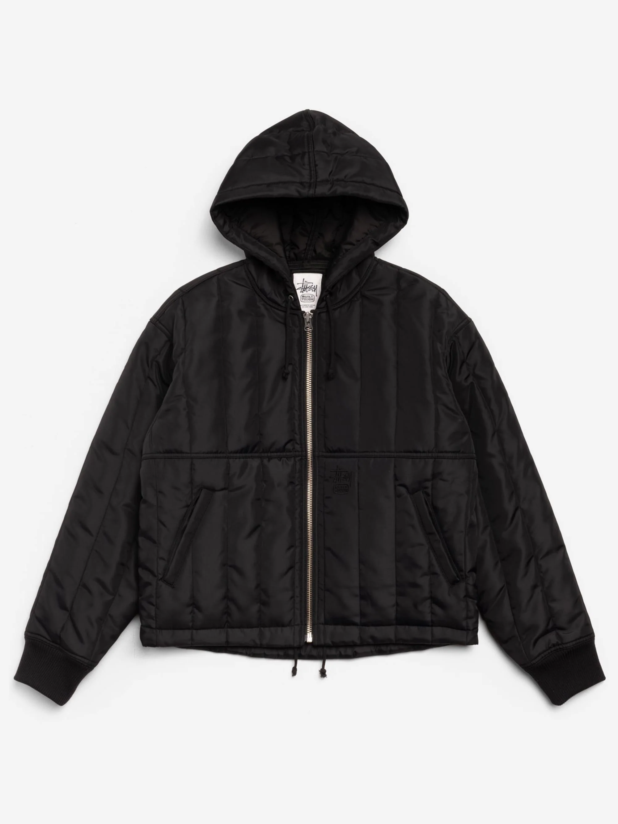 Stussy Work Jacket Quilted Nylon - Black