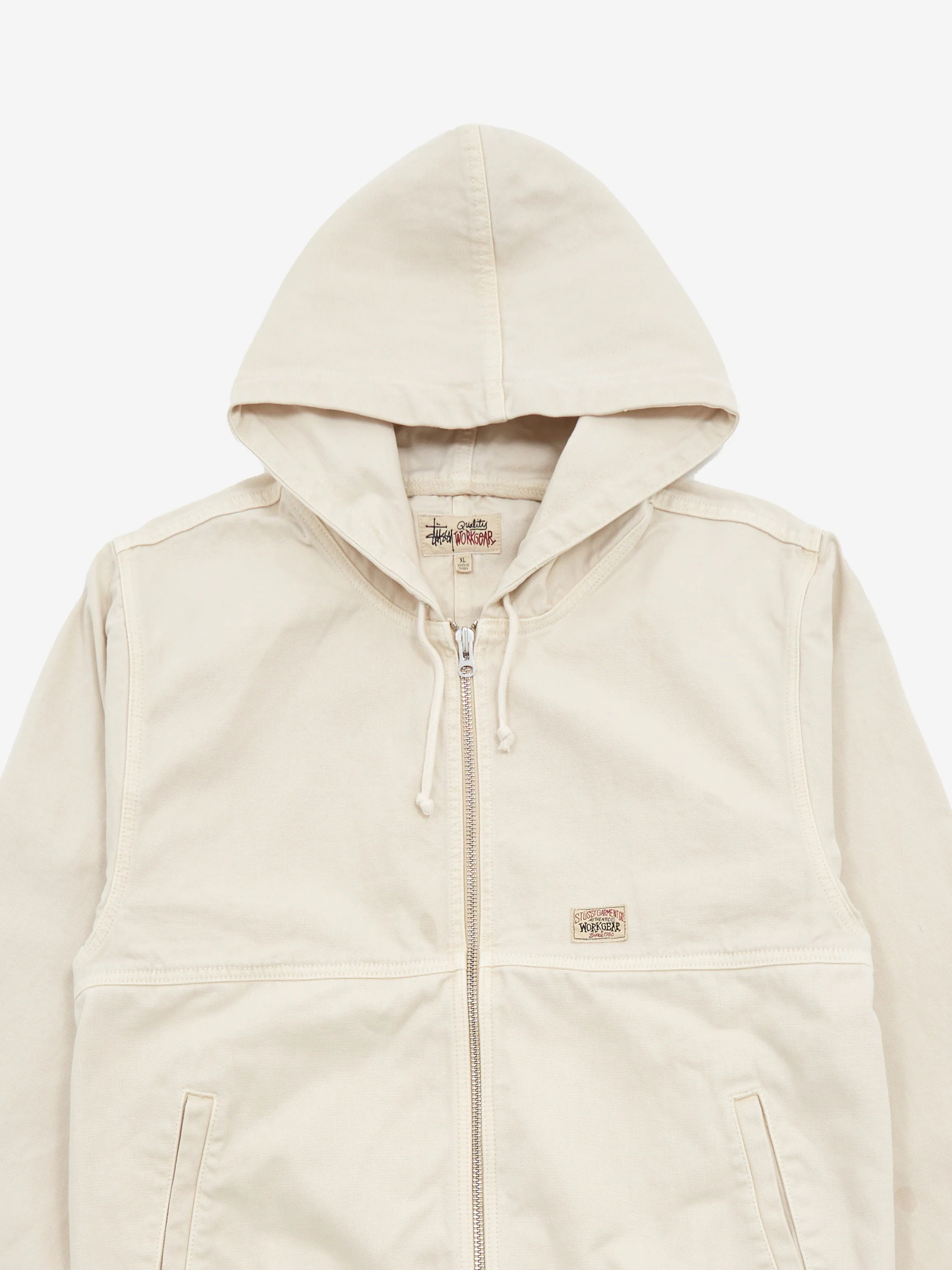 Stussy Work Jacket Unlined Canvas - Vintage Natural - Image 3