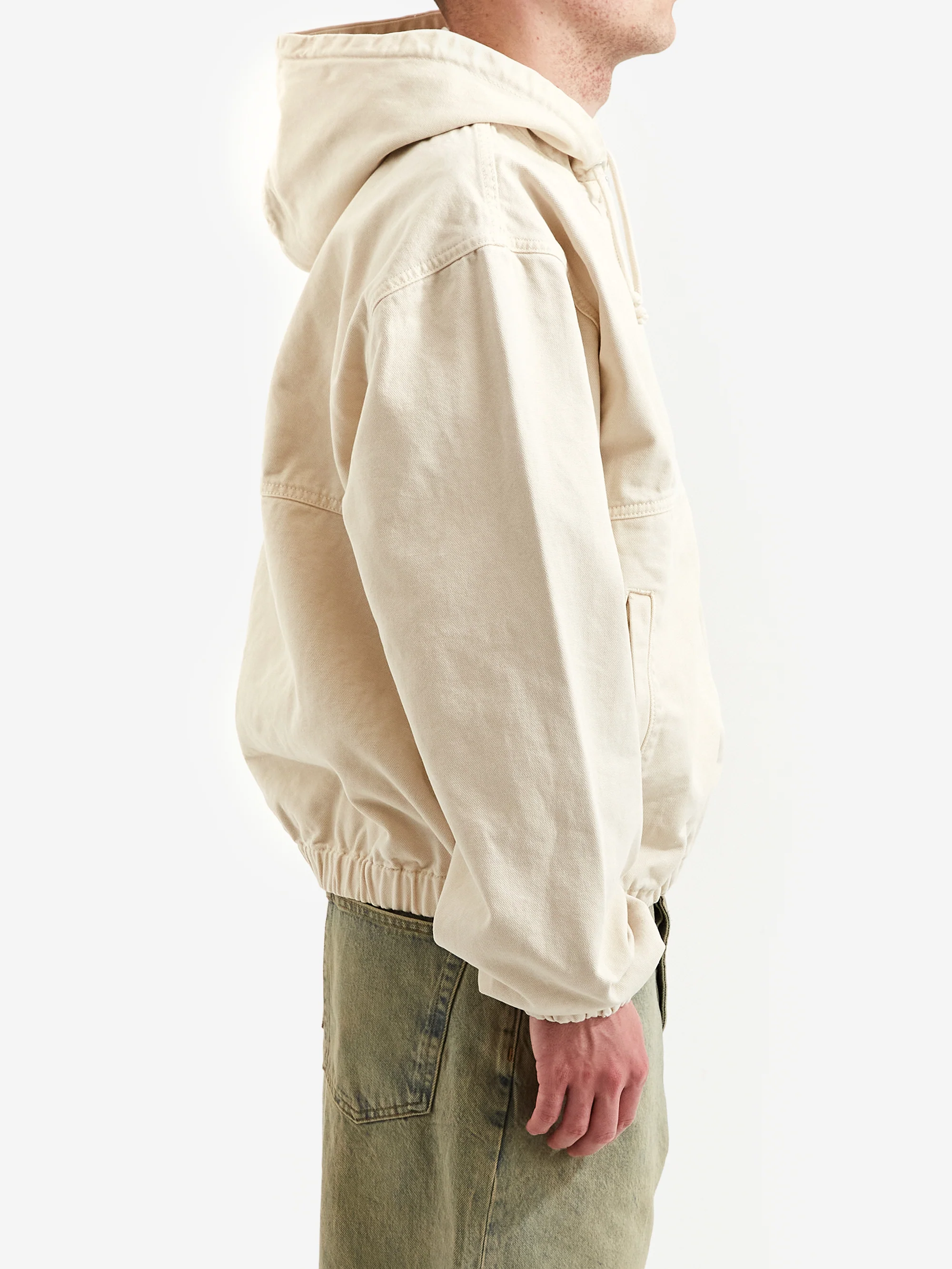 Stussy Work Jacket Unlined Canvas - Vintage Natural - Image 5