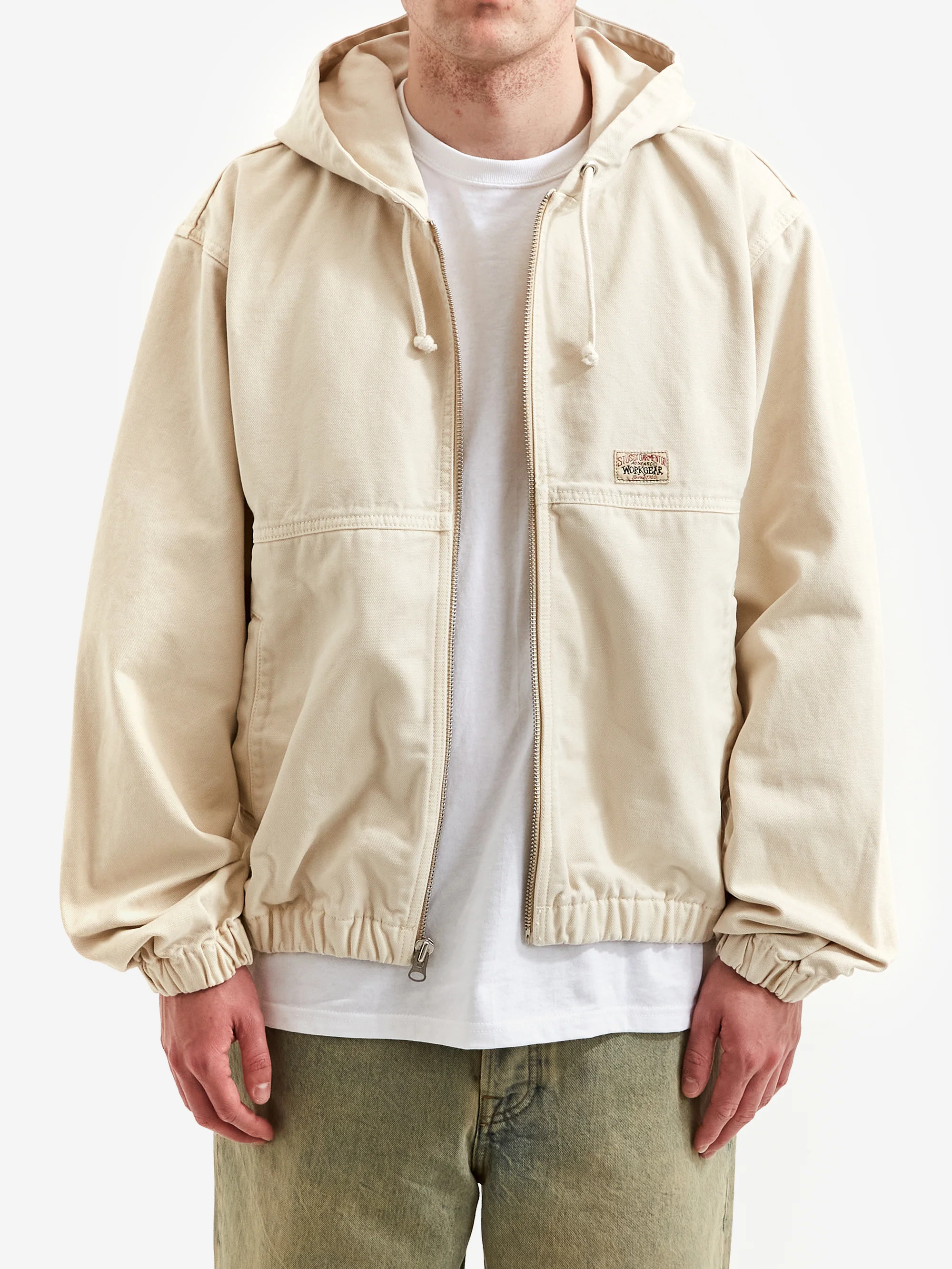 Stussy Work Jacket Unlined Canvas - Vintage Natural - Image 7