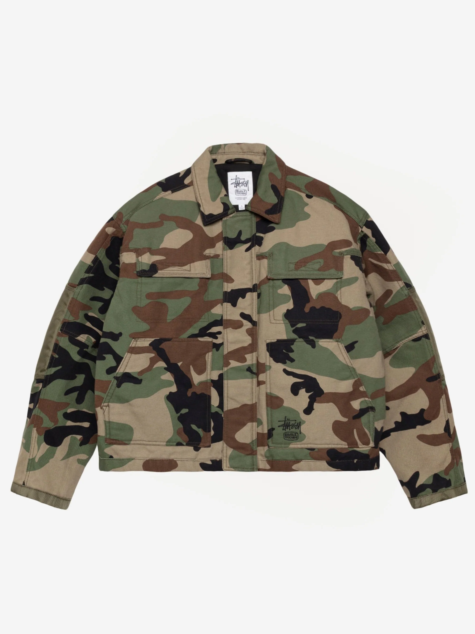 Stussy Workgear Jacket - Woodland Camo