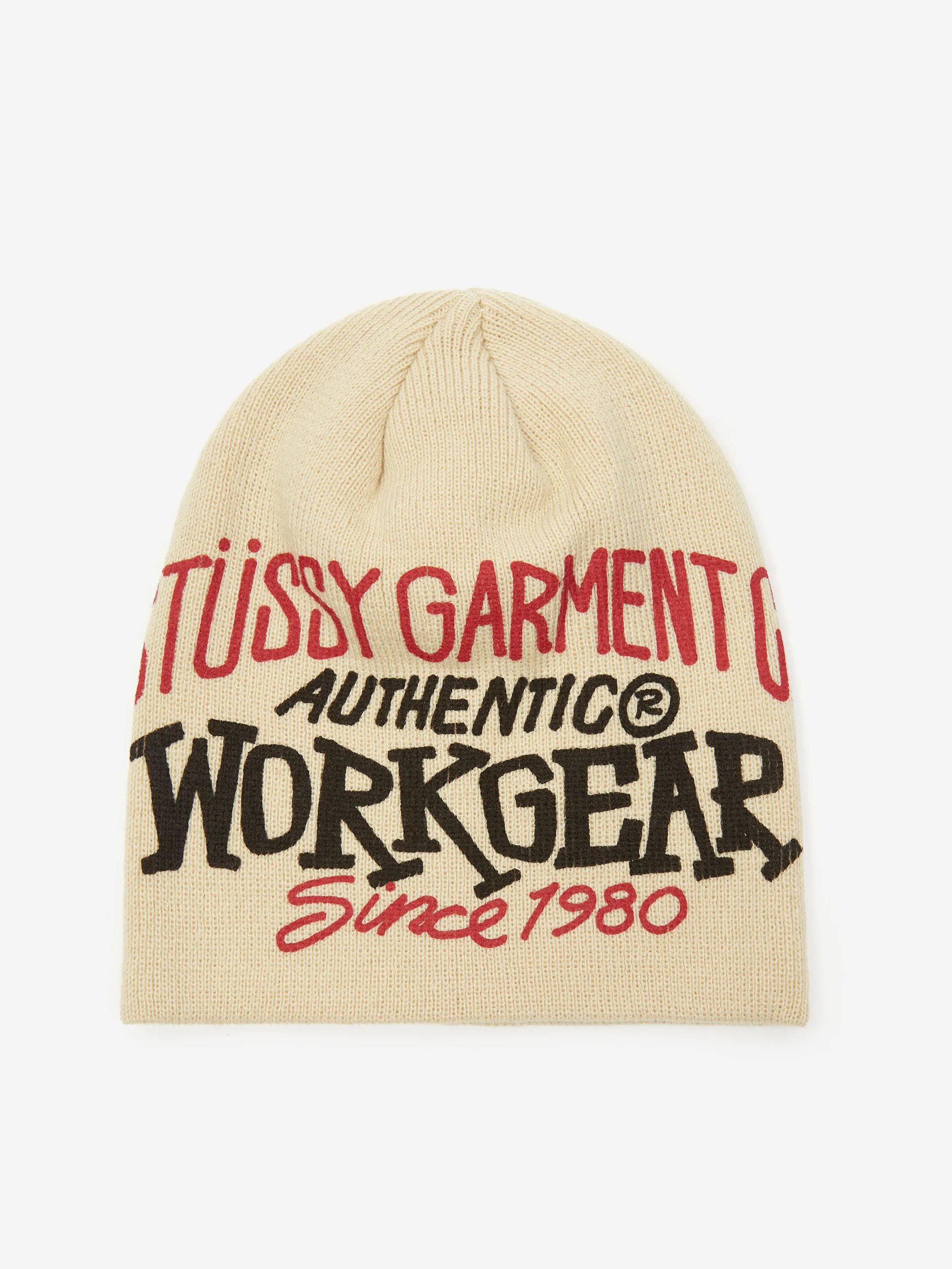 Stussy Workgear Print Skullcap - Bone