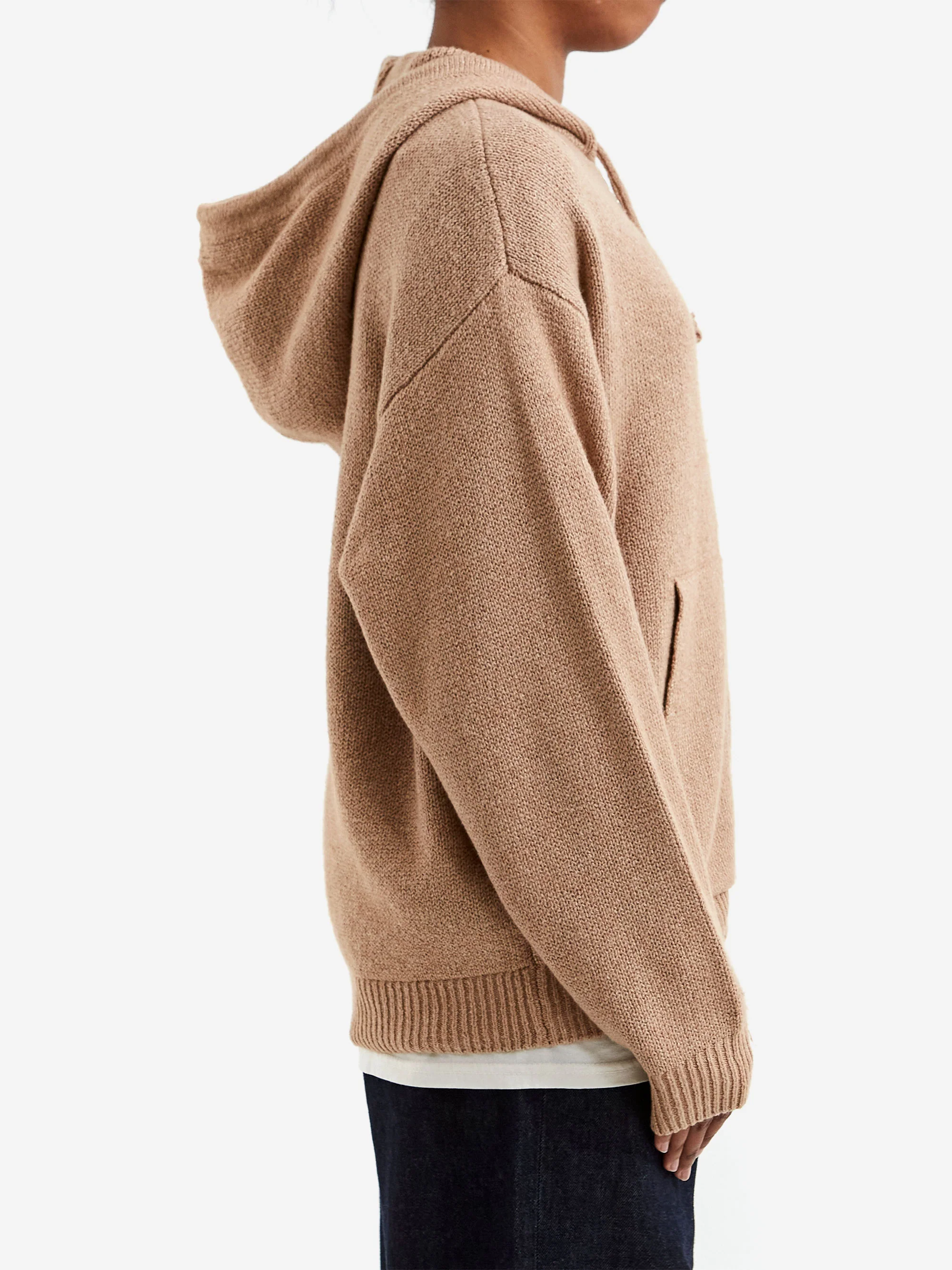 Stussy Zip Up Hooded Sweater - Camel - Image 3