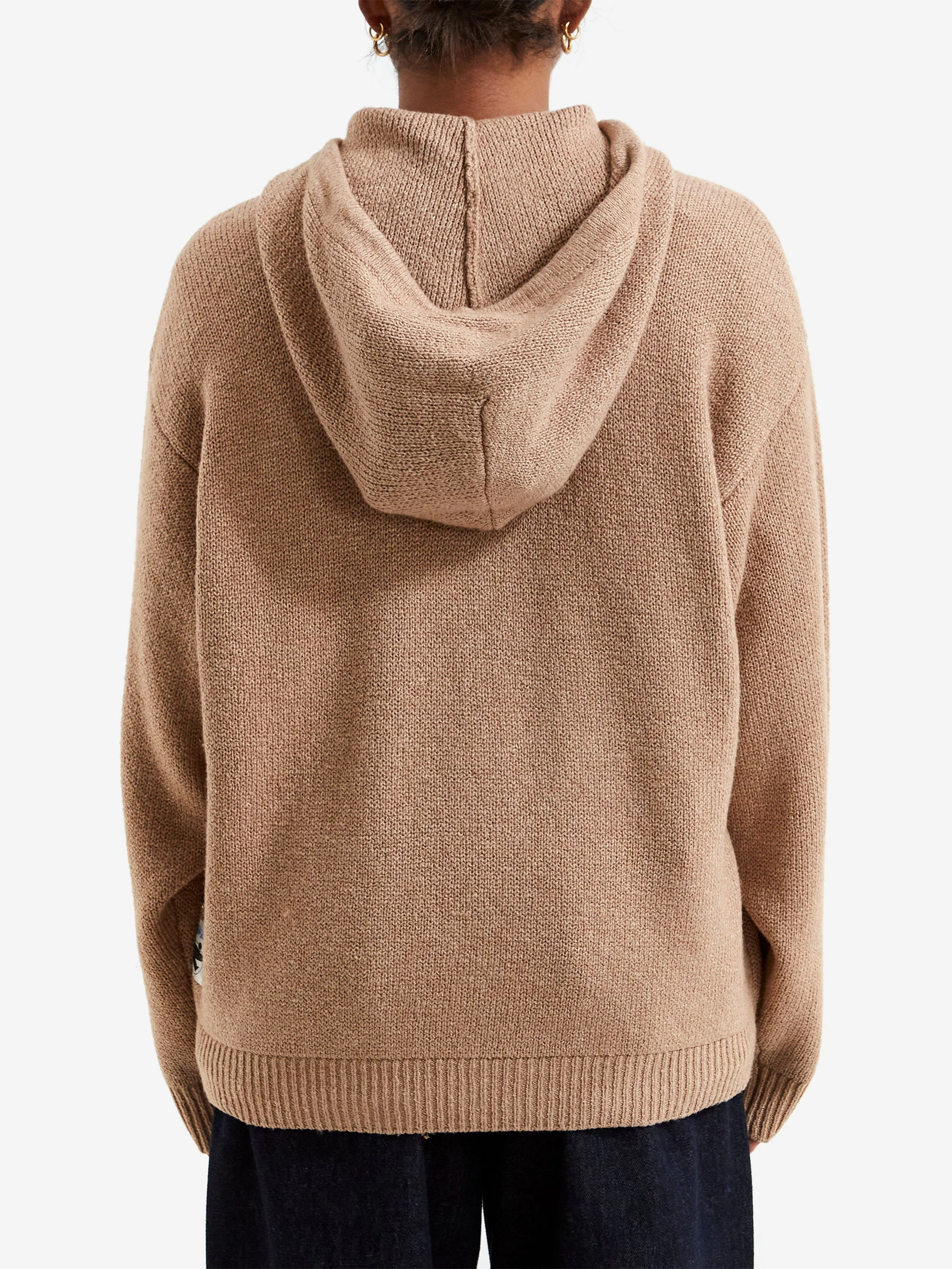 Stussy Zip Up Hooded Sweater - Camel - Image 4
