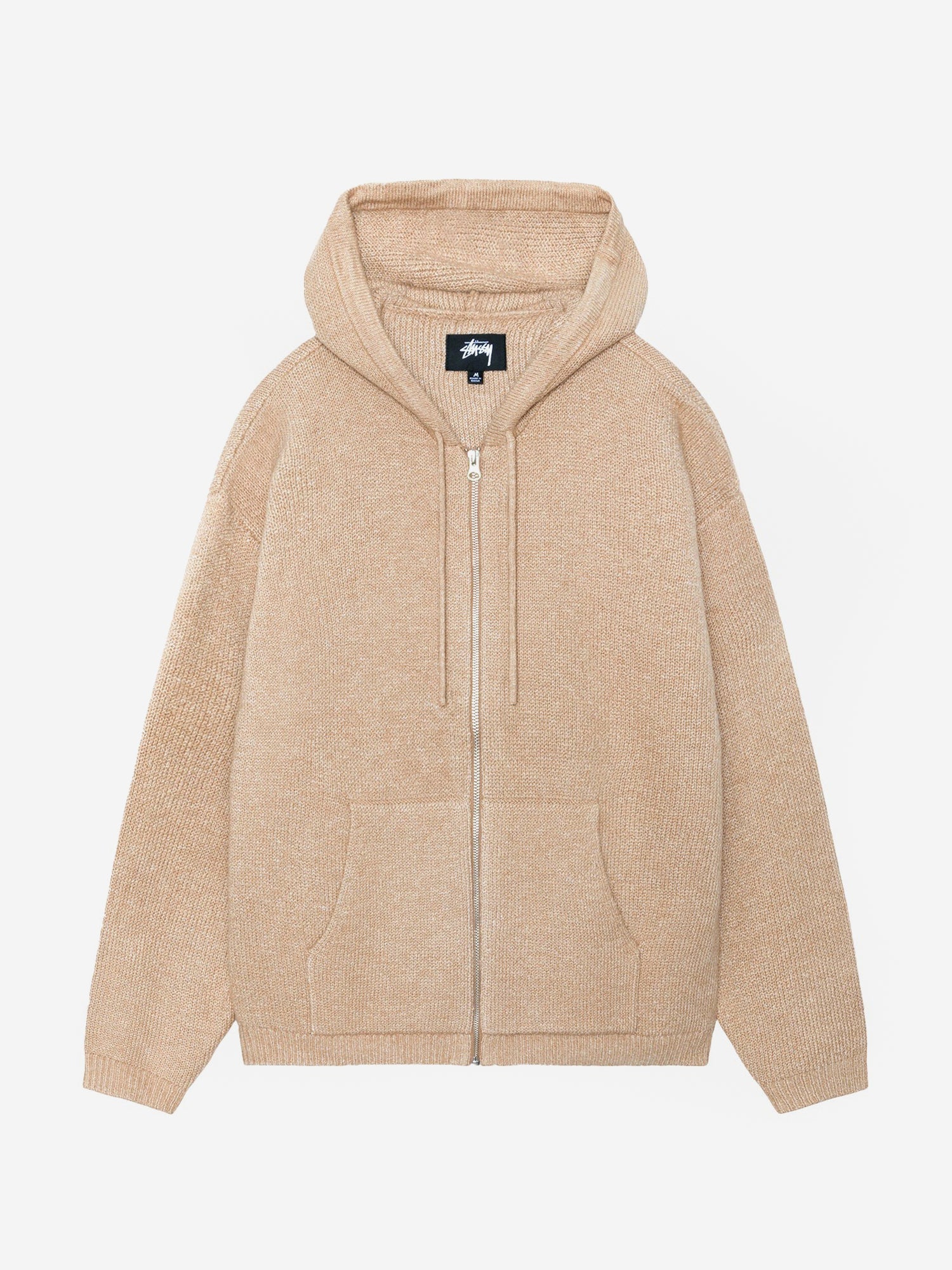 Stussy Zip Up Hooded Sweater - Camel - Image 5