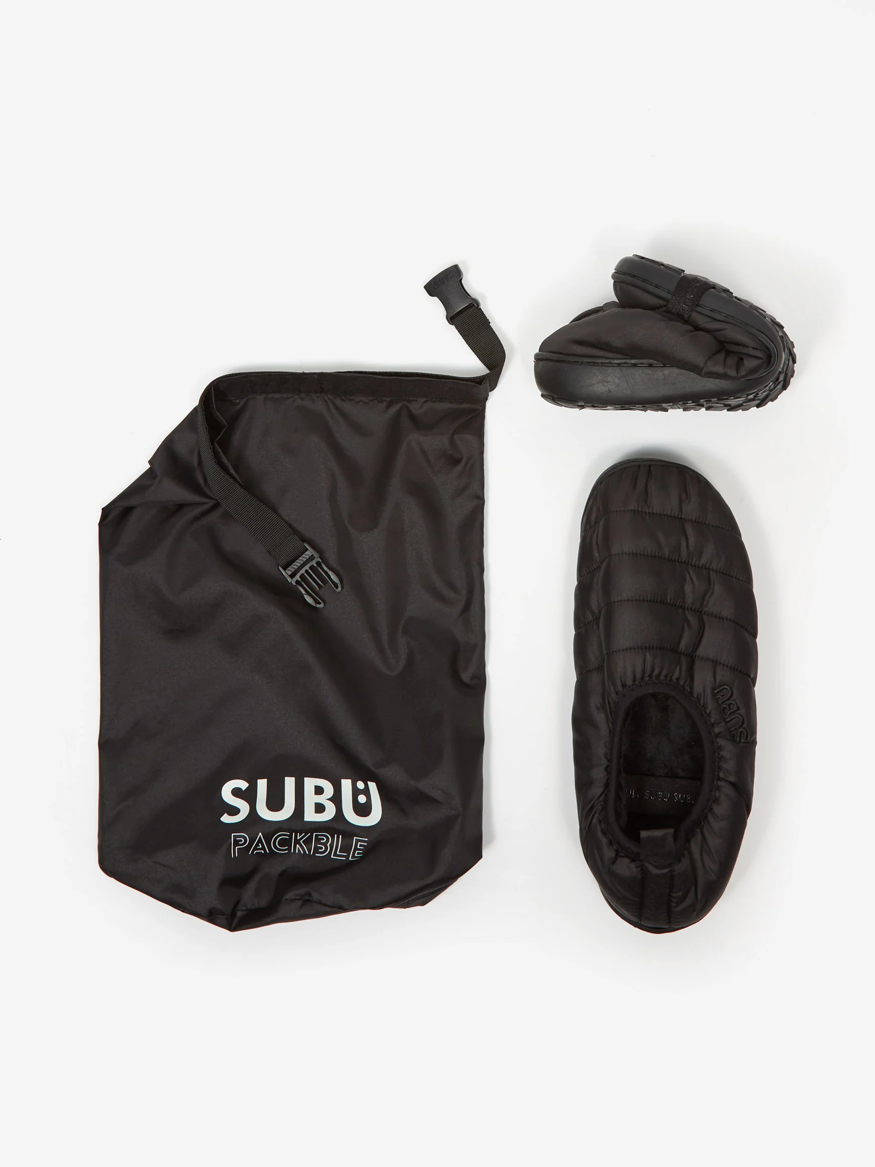 Subu Packable Slipper - Gloss Black - Image 2