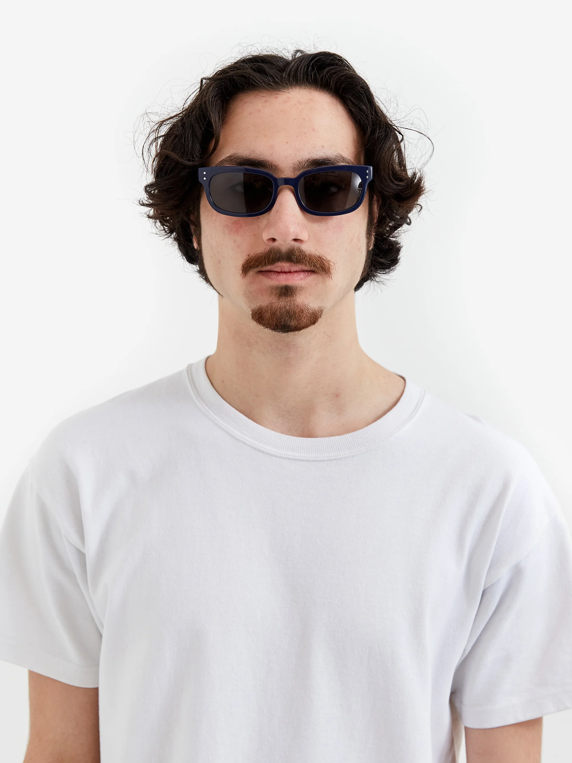 Sun Buddies Amber Sunglasses - Solid Navy - Image 7