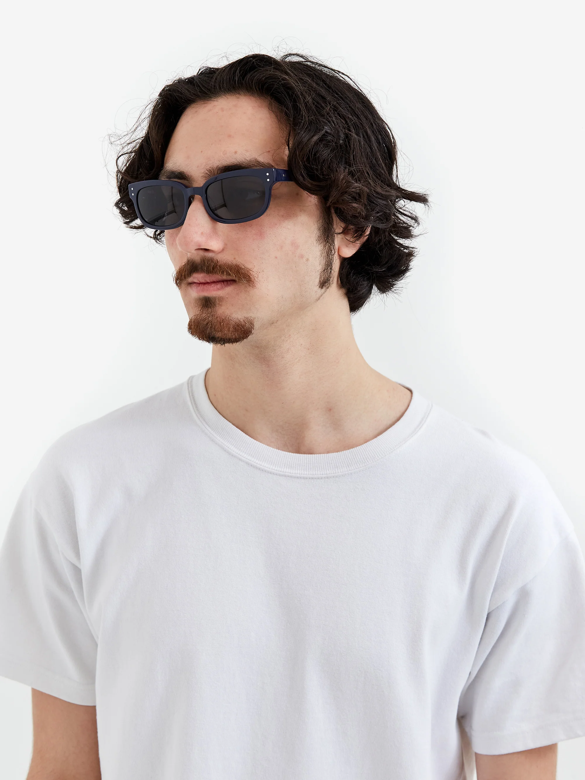 Sun Buddies Amber Sunglasses - Solid Navy - Image 8