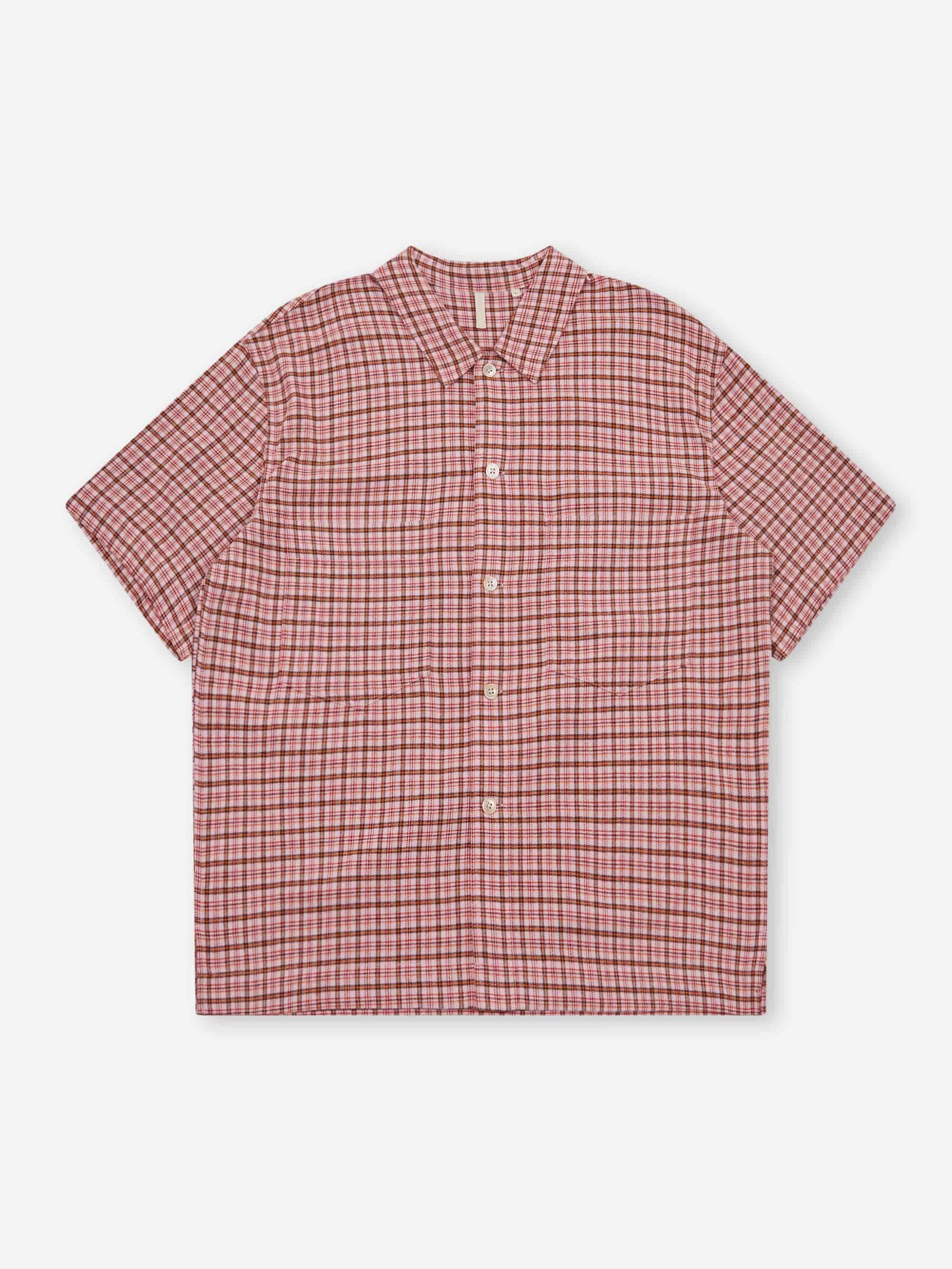 Sunflower Adam Over Shirt - Pink Check
