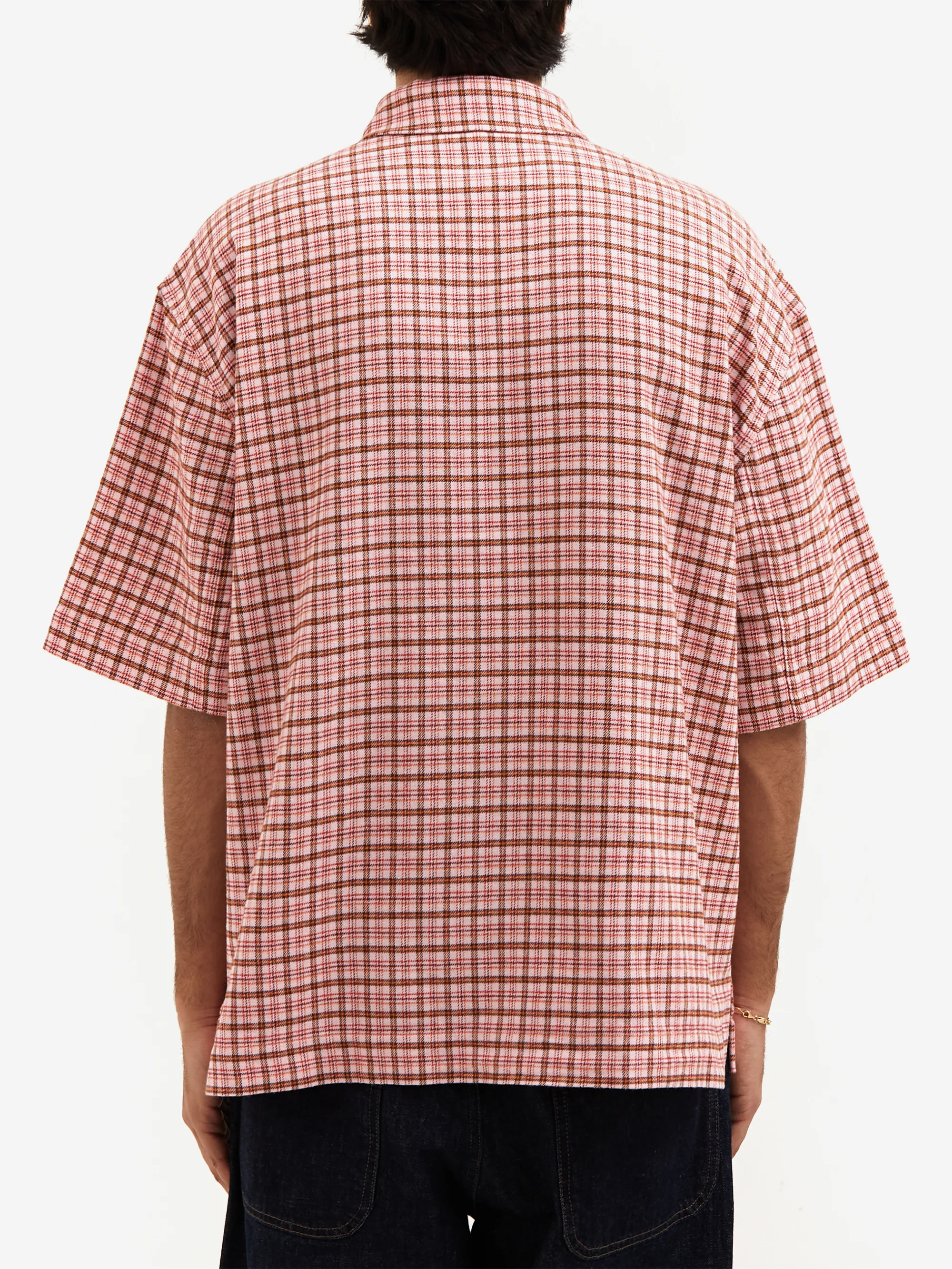 Sunflower Adam Over Shirt - Pink Check - Image 4