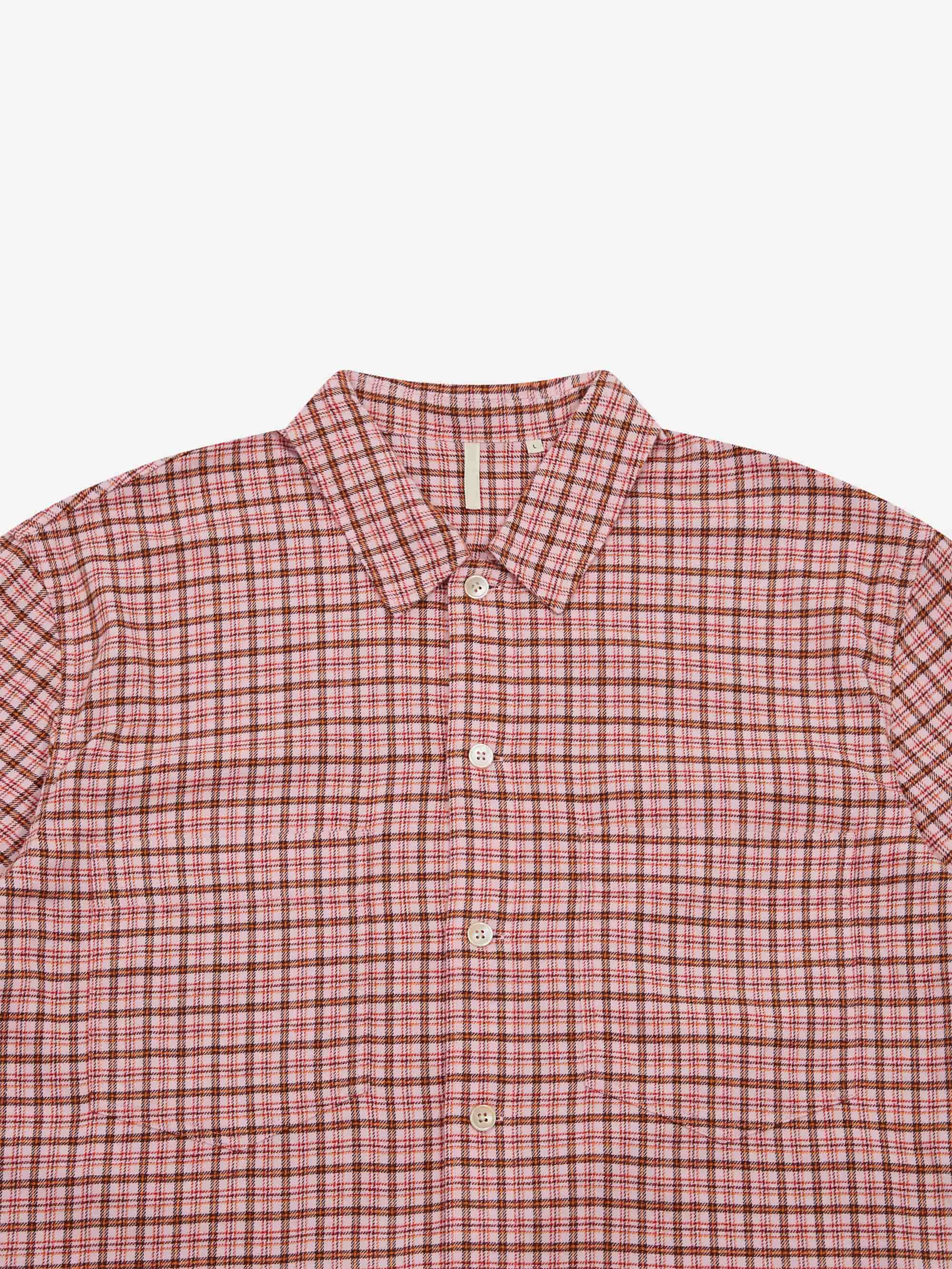 Sunflower Adam Over Shirt - Pink Check - Image 5
