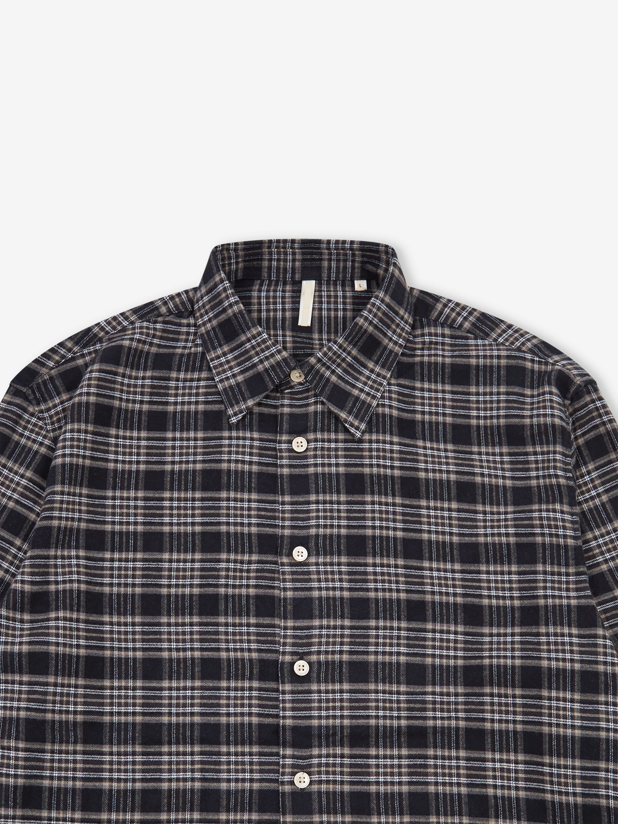 Sunflower Studio Shirt - Black Check - Image 2