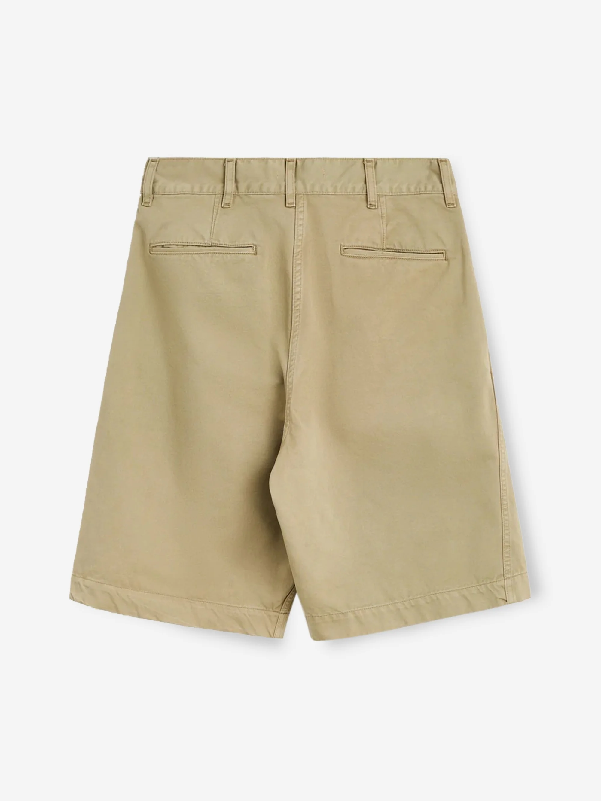 Sunflower Wide Twist Chino Shorts - Khaki - Image 2