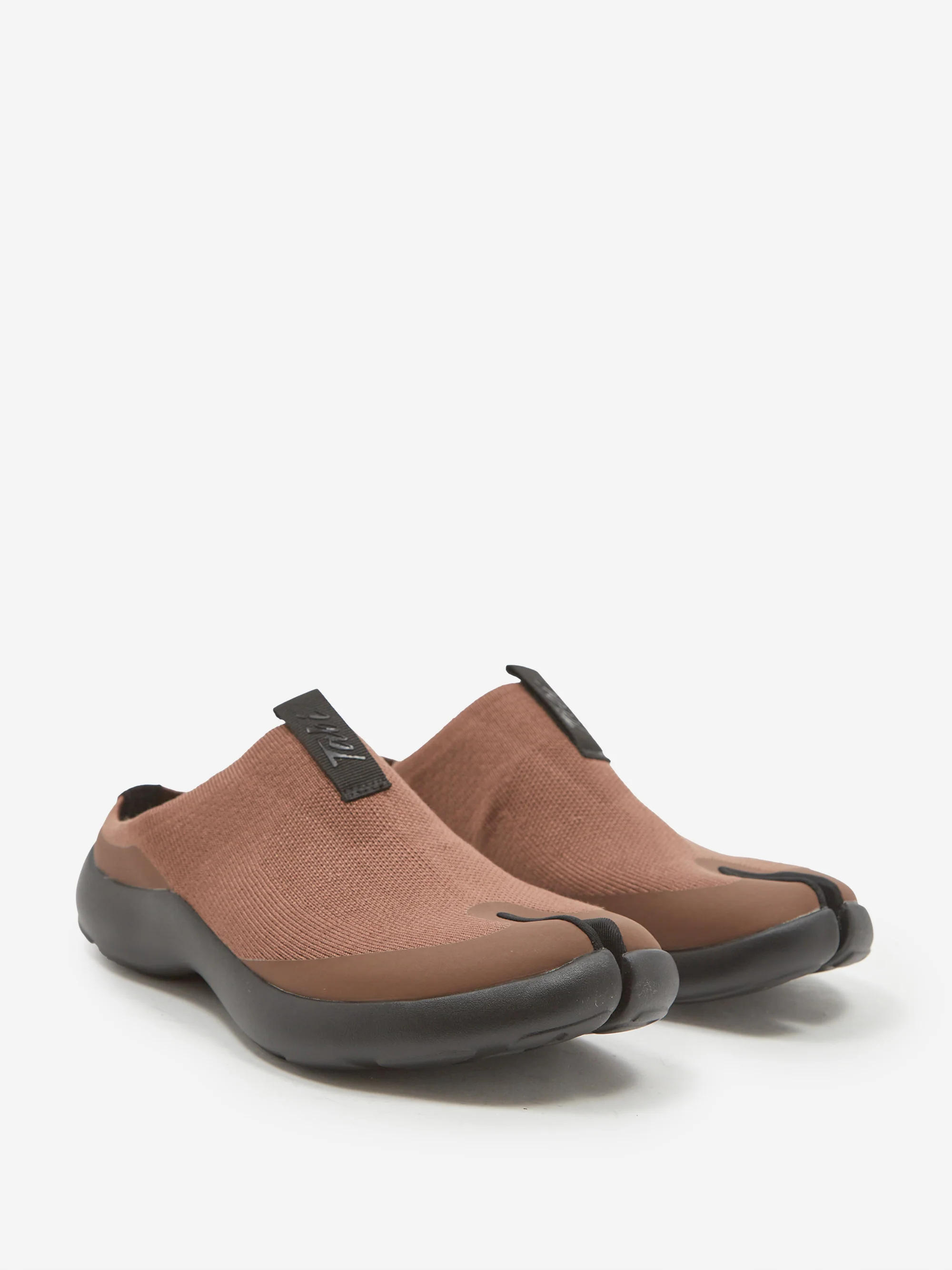 Tabi Footwear Mules - Chestnut/Black - Image 2