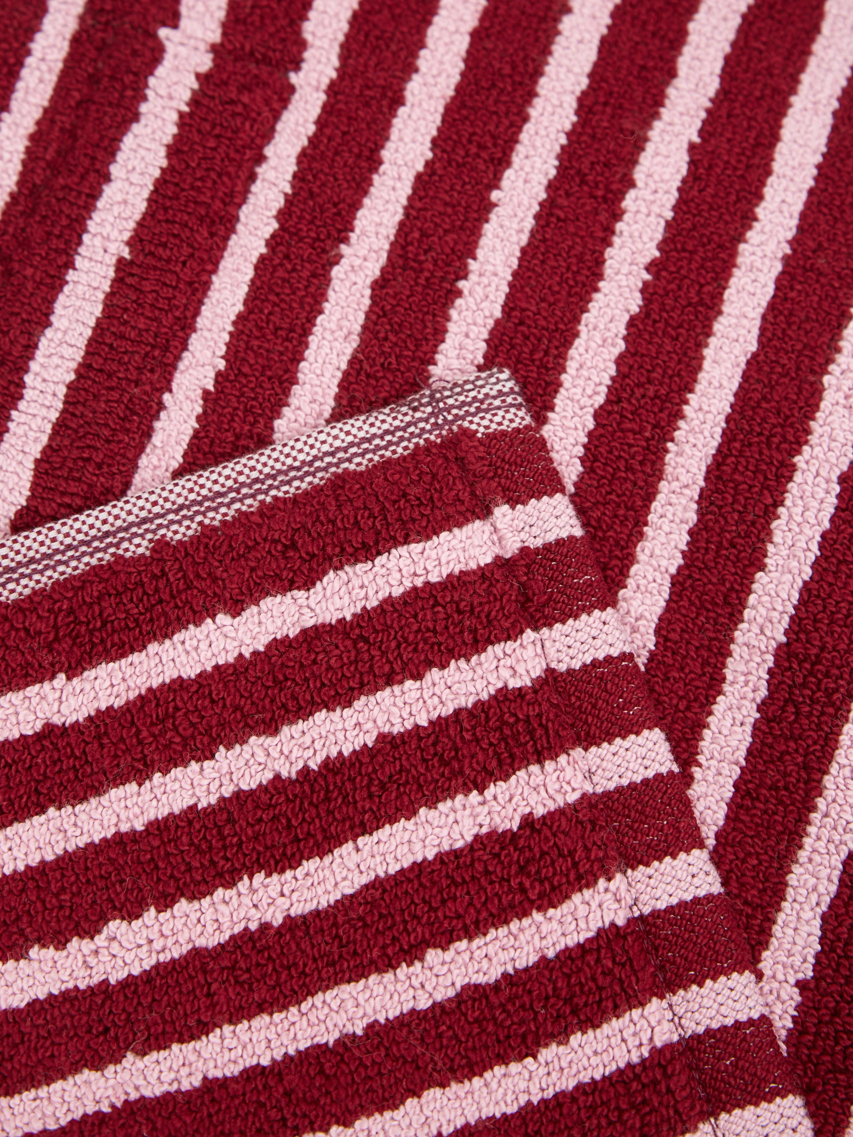 TEKLA Bath Mat - Red & Rose - Image 3
