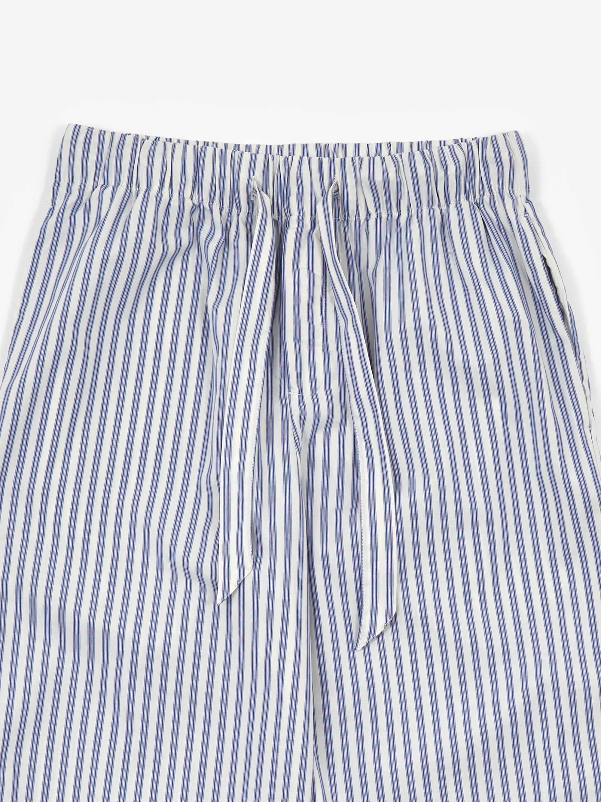 TEKLA Cotton Poplin Pyjama Pant - Skagen Stripes - Image 3