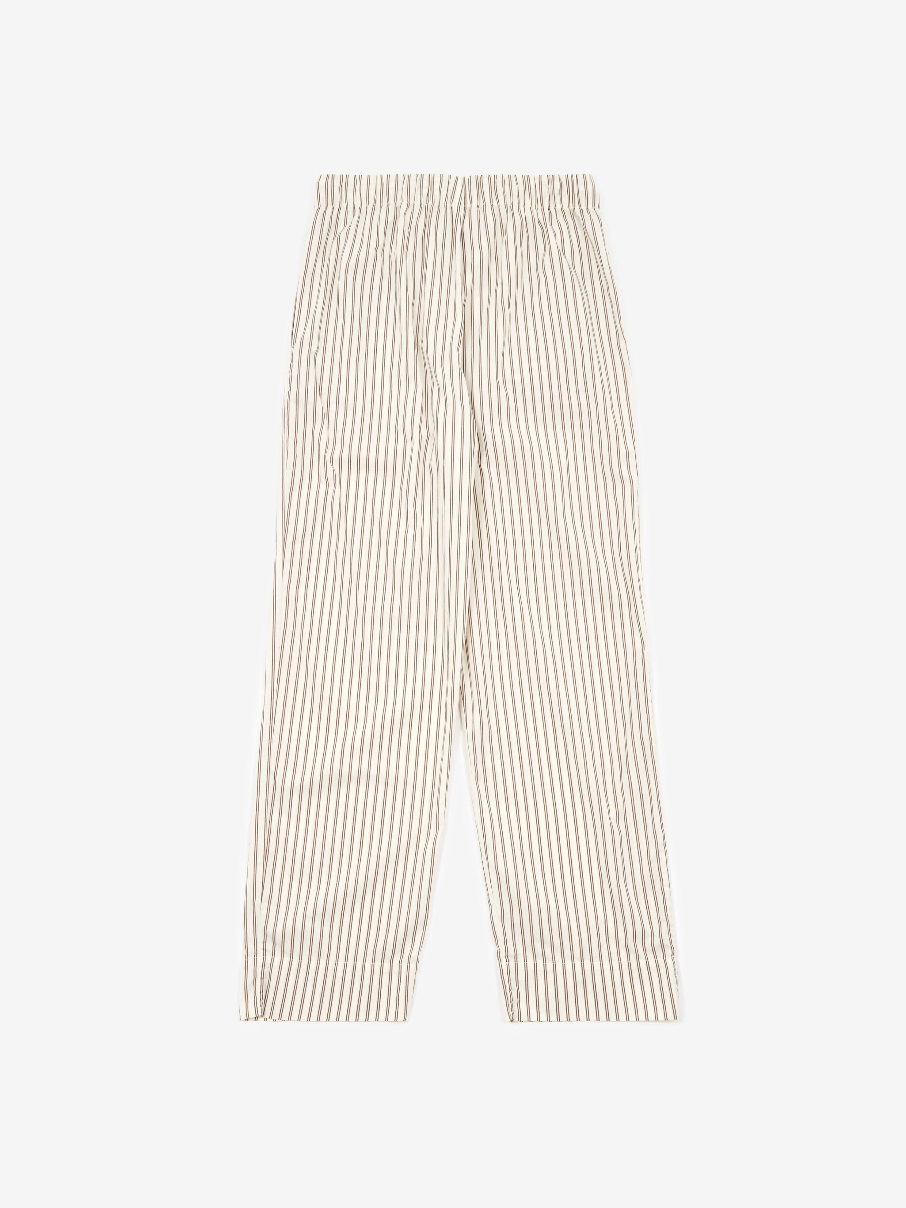 TEKLA Cotton Poplin Pyjama Pants - Hopper Stripes - Image 4