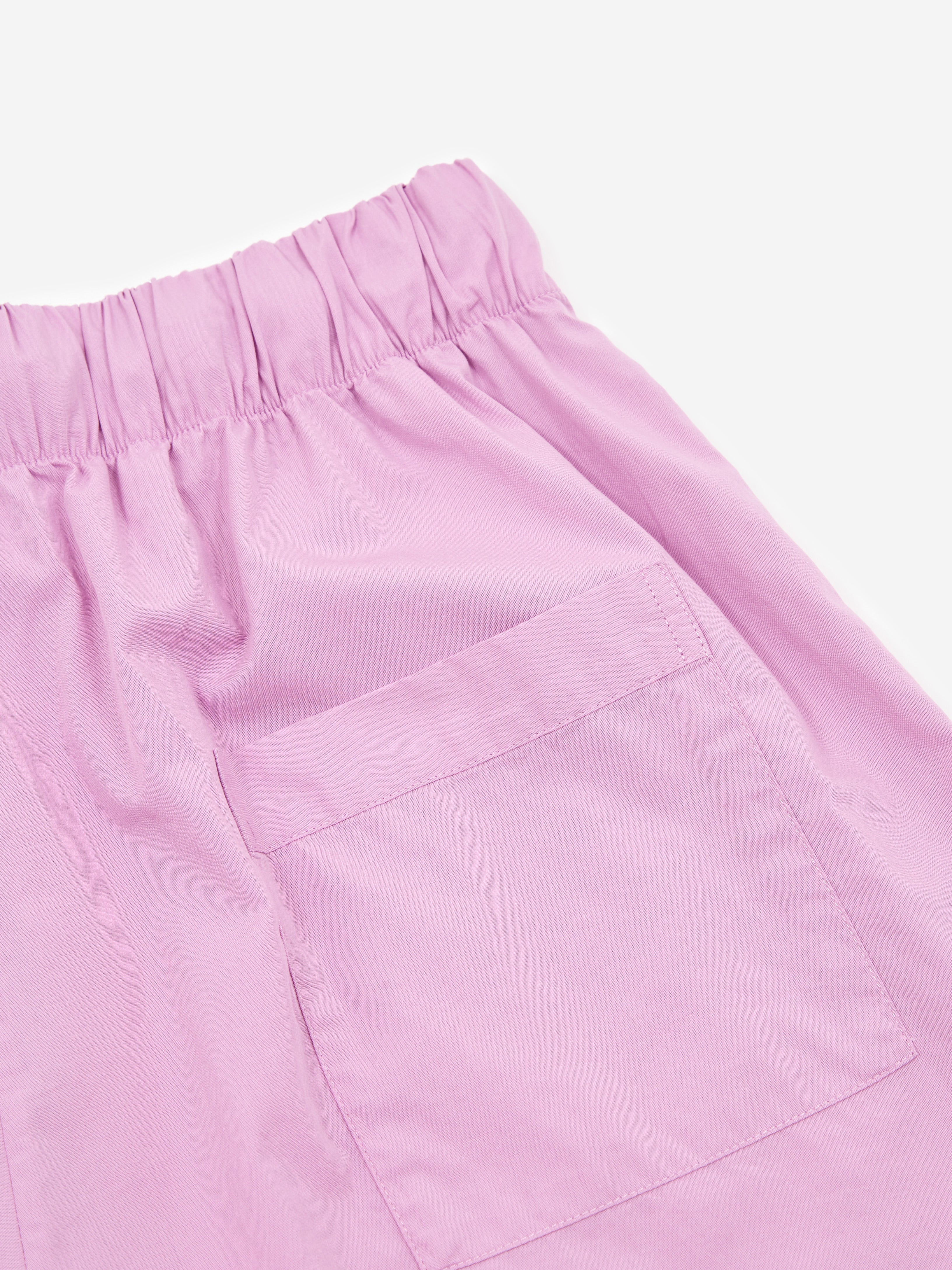 TEKLA Cotton Poplin Pyjama Pants - Purple Pink - Image 4