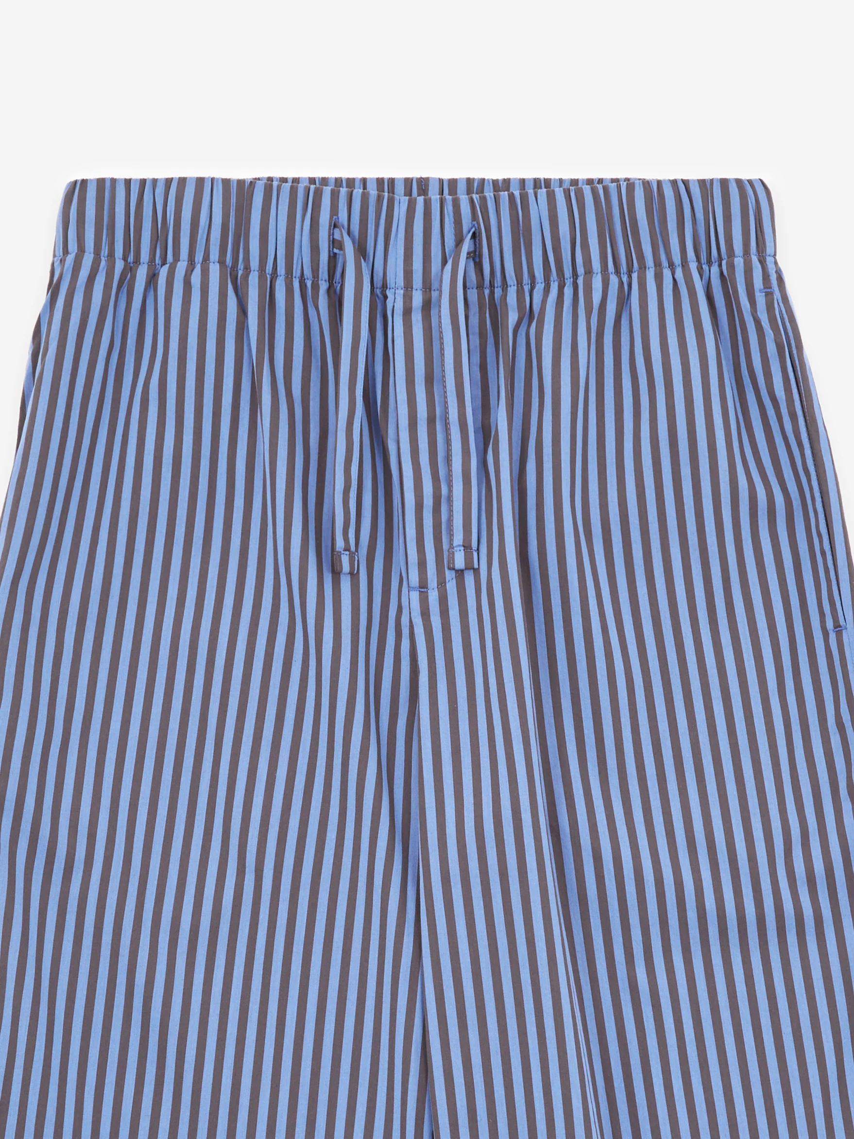 TEKLA Cotton Poplin Pyjama Pants - Verneuil Stripes - Image 2