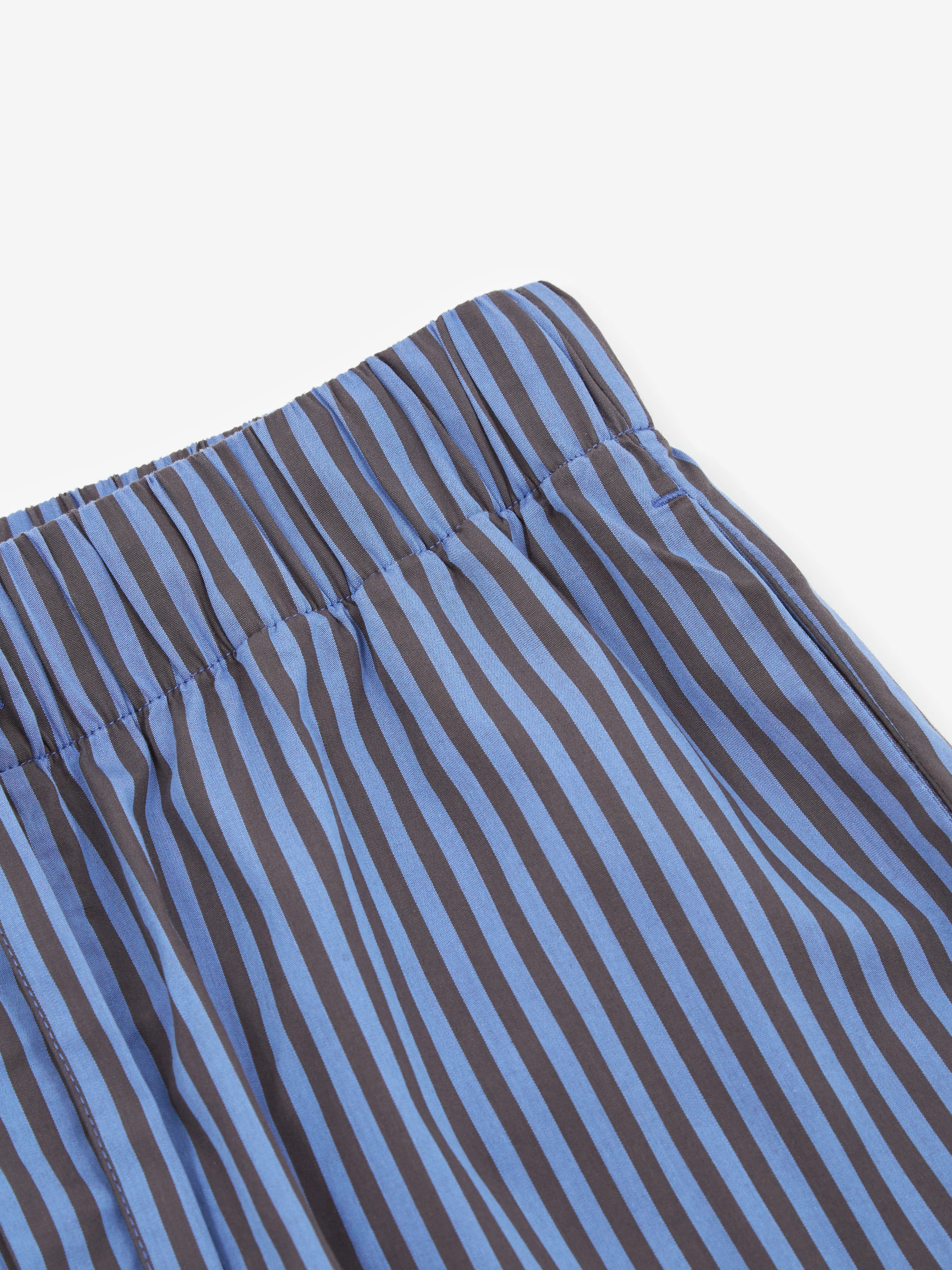 TEKLA Cotton Poplin Pyjama Pants - Verneuil Stripes - Image 3