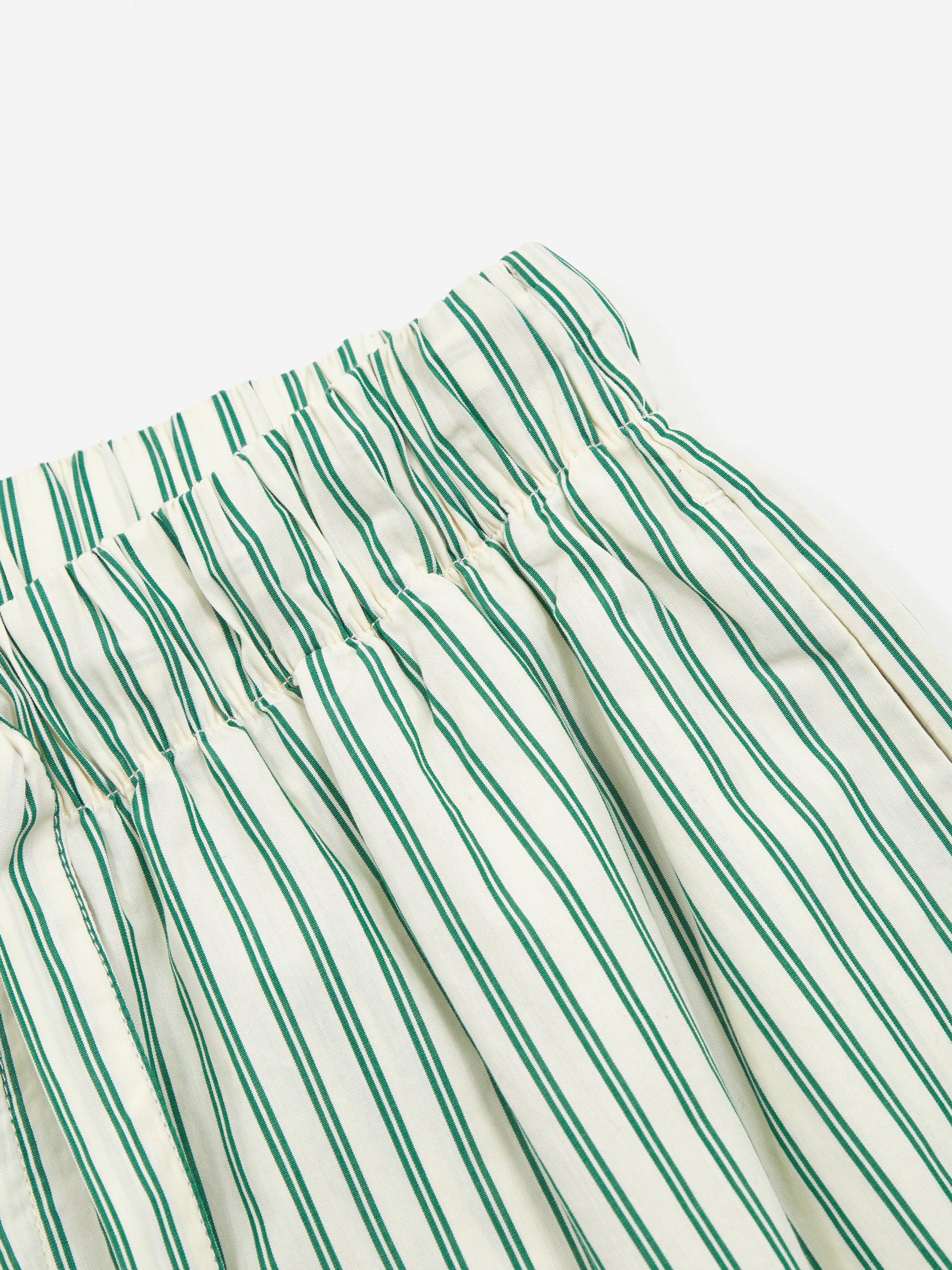 TEKLA Cotton Poplin Pyjama Shorts - Clover Stripes - Image 3