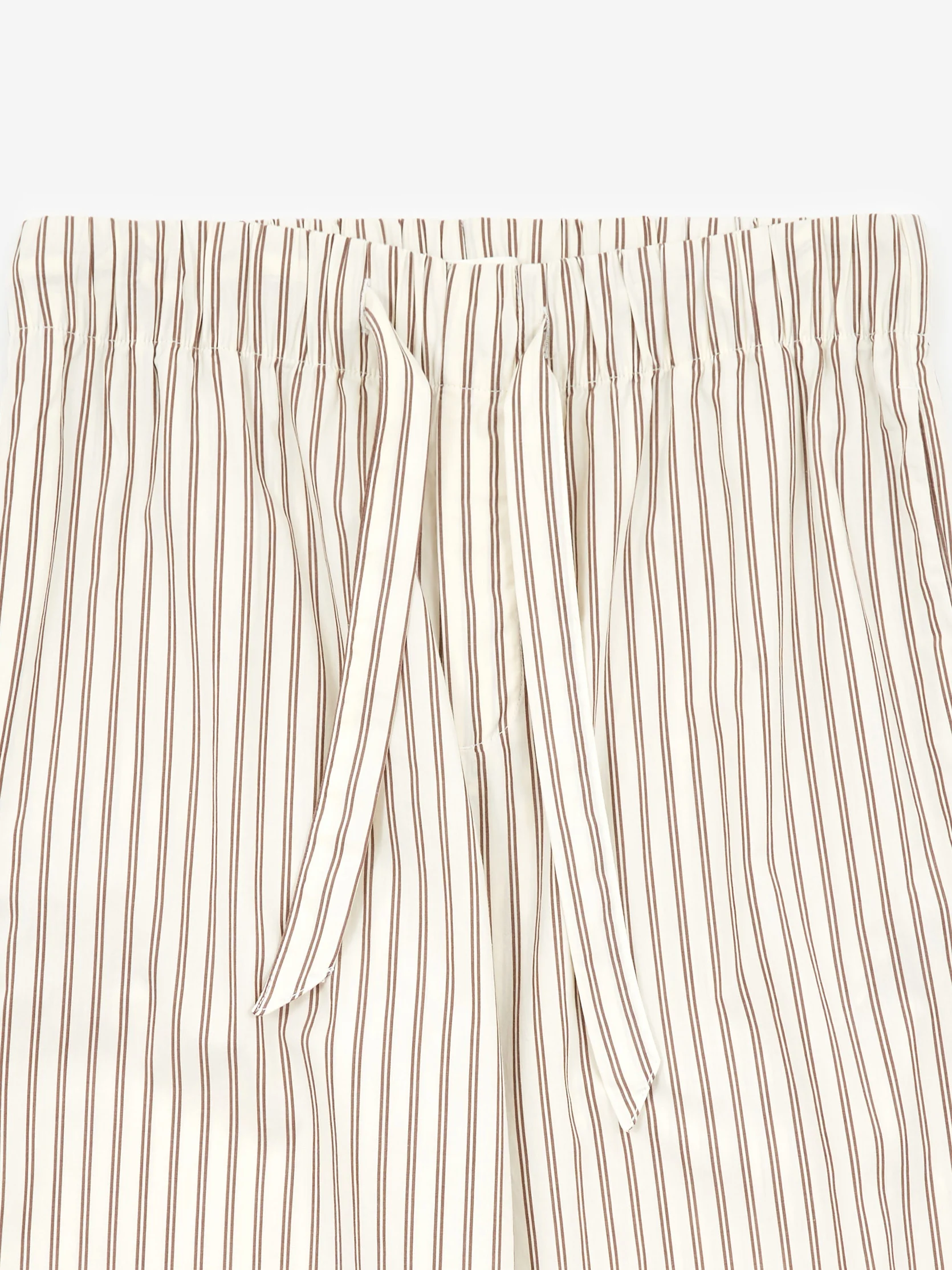 TEKLA Cotton Poplin Pyjama Shorts - Hopper Stripes - Image 3