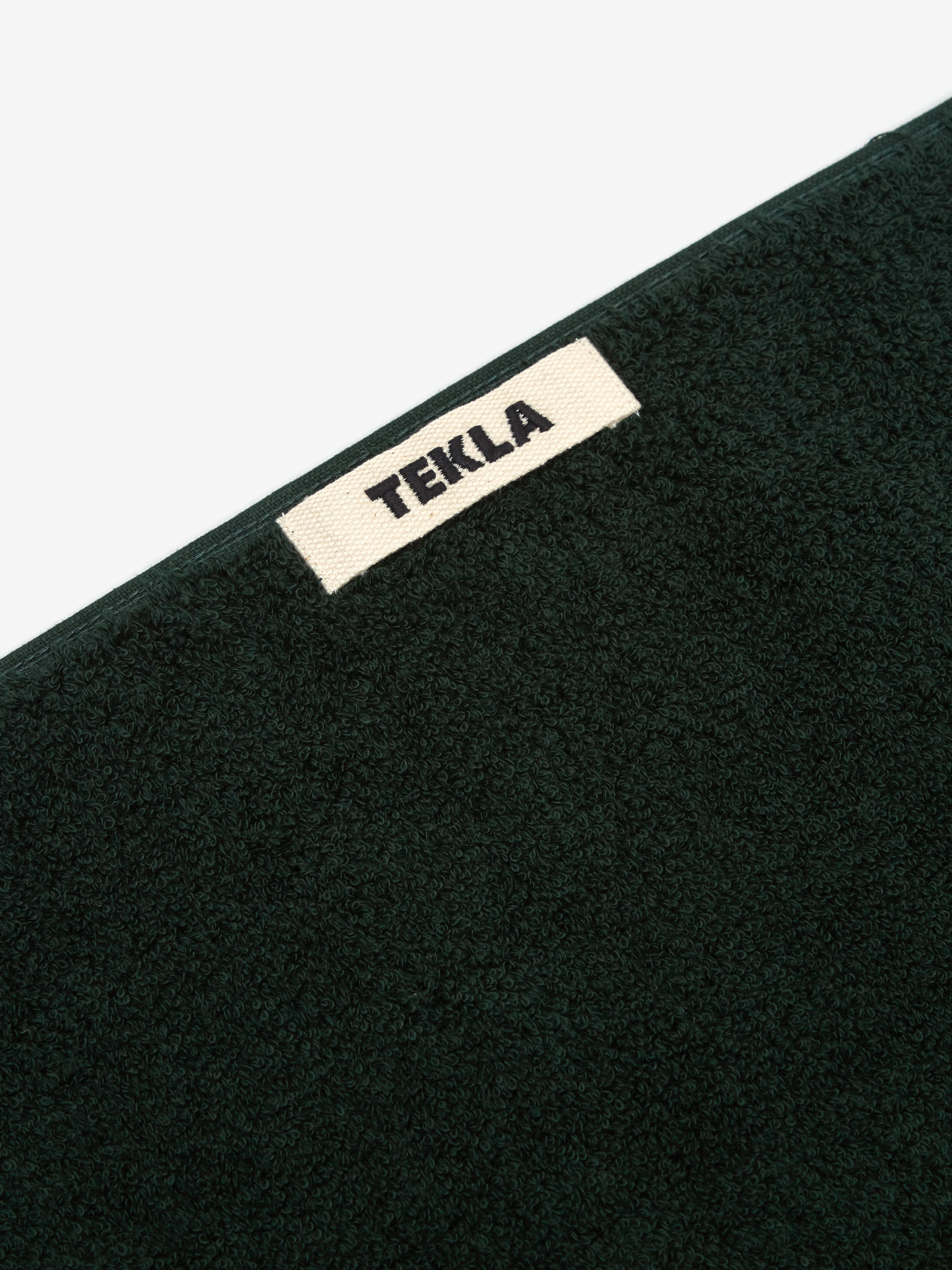 TEKLA Hand Towel - Forest Green - Image 2