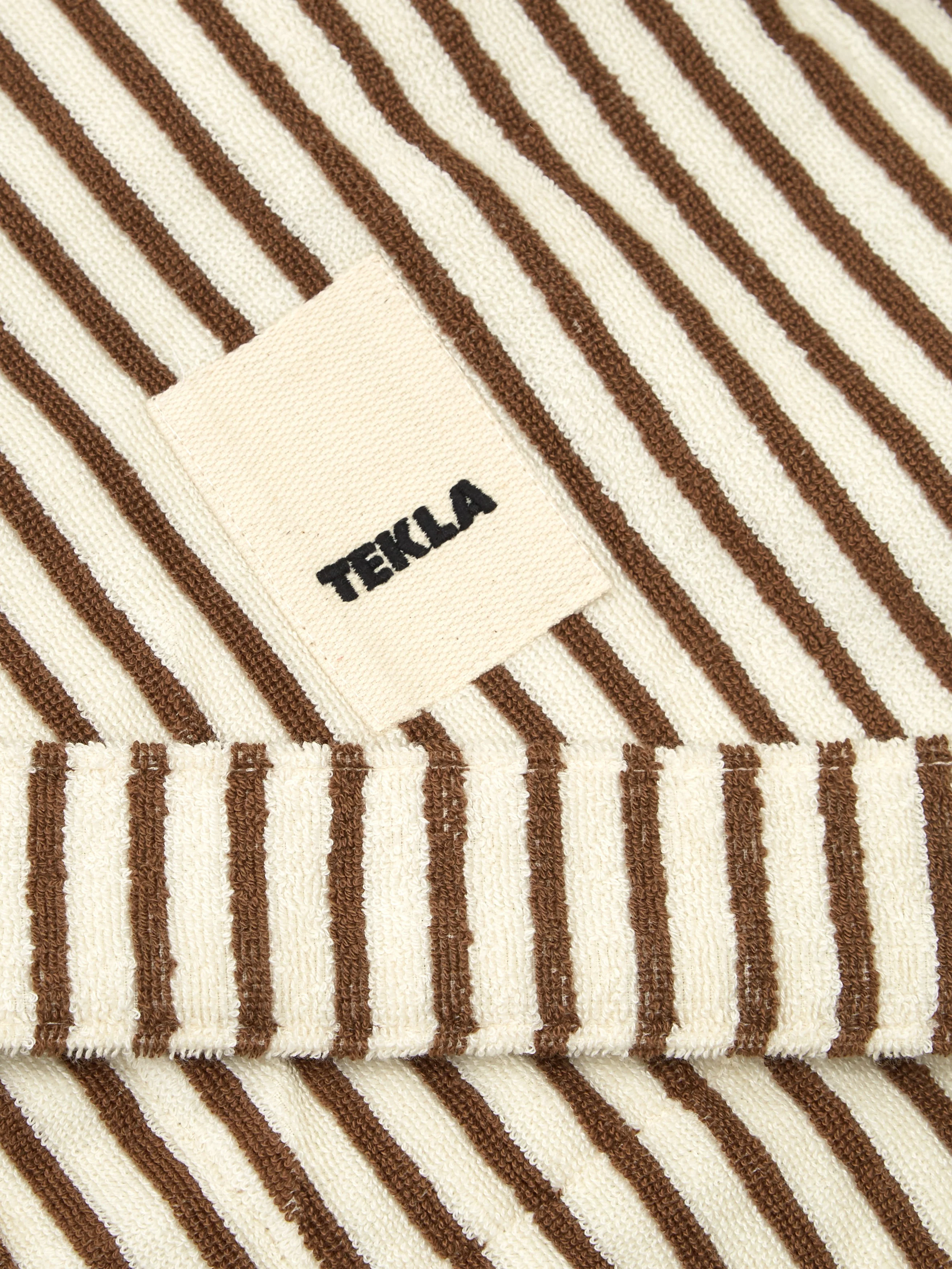 TEKLA Hooded Bath Robe - Kodiak Stripe - Image 3
