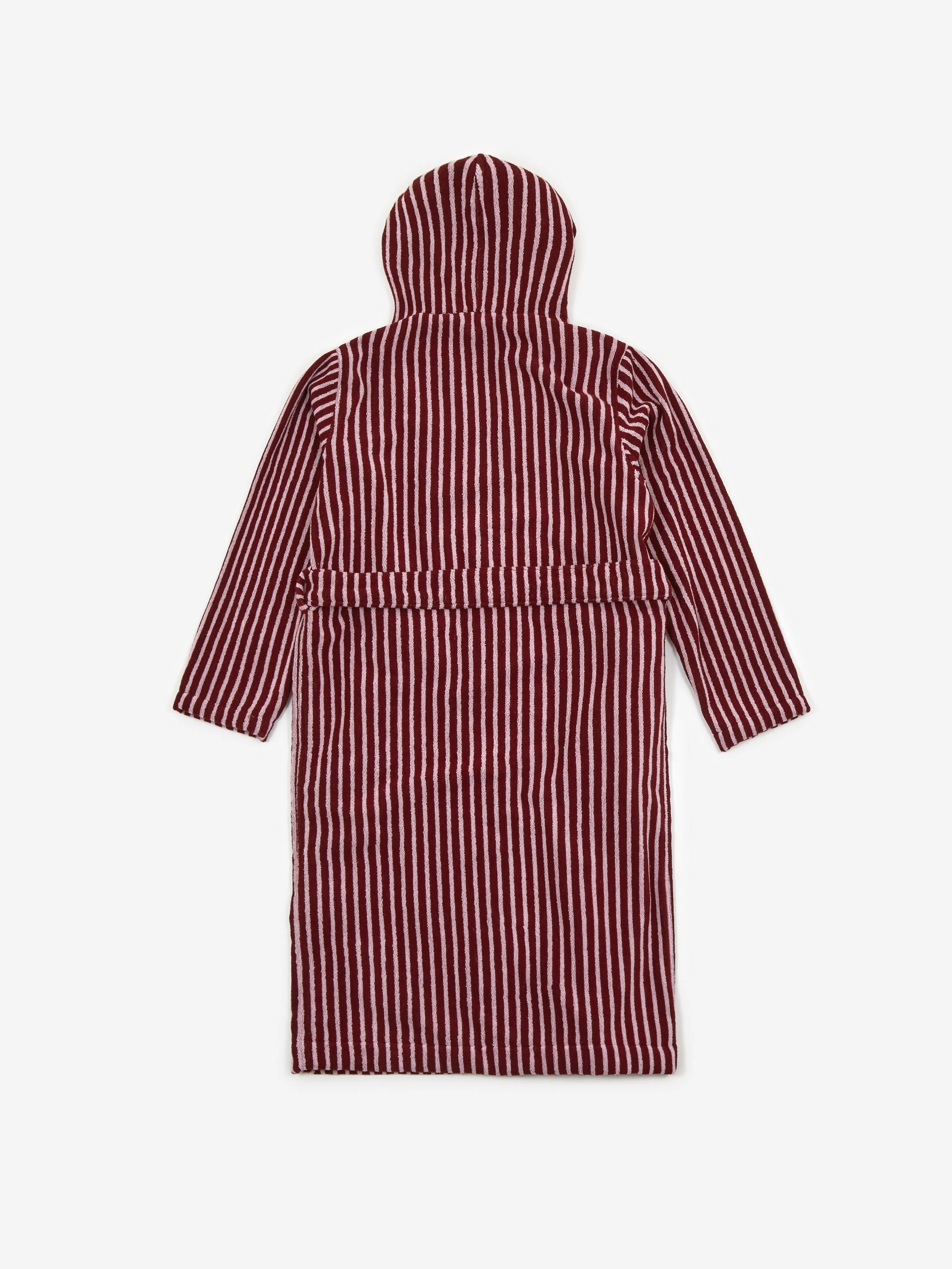 TEKLA Hooded Bath Robe - Red Rose - Image 4
