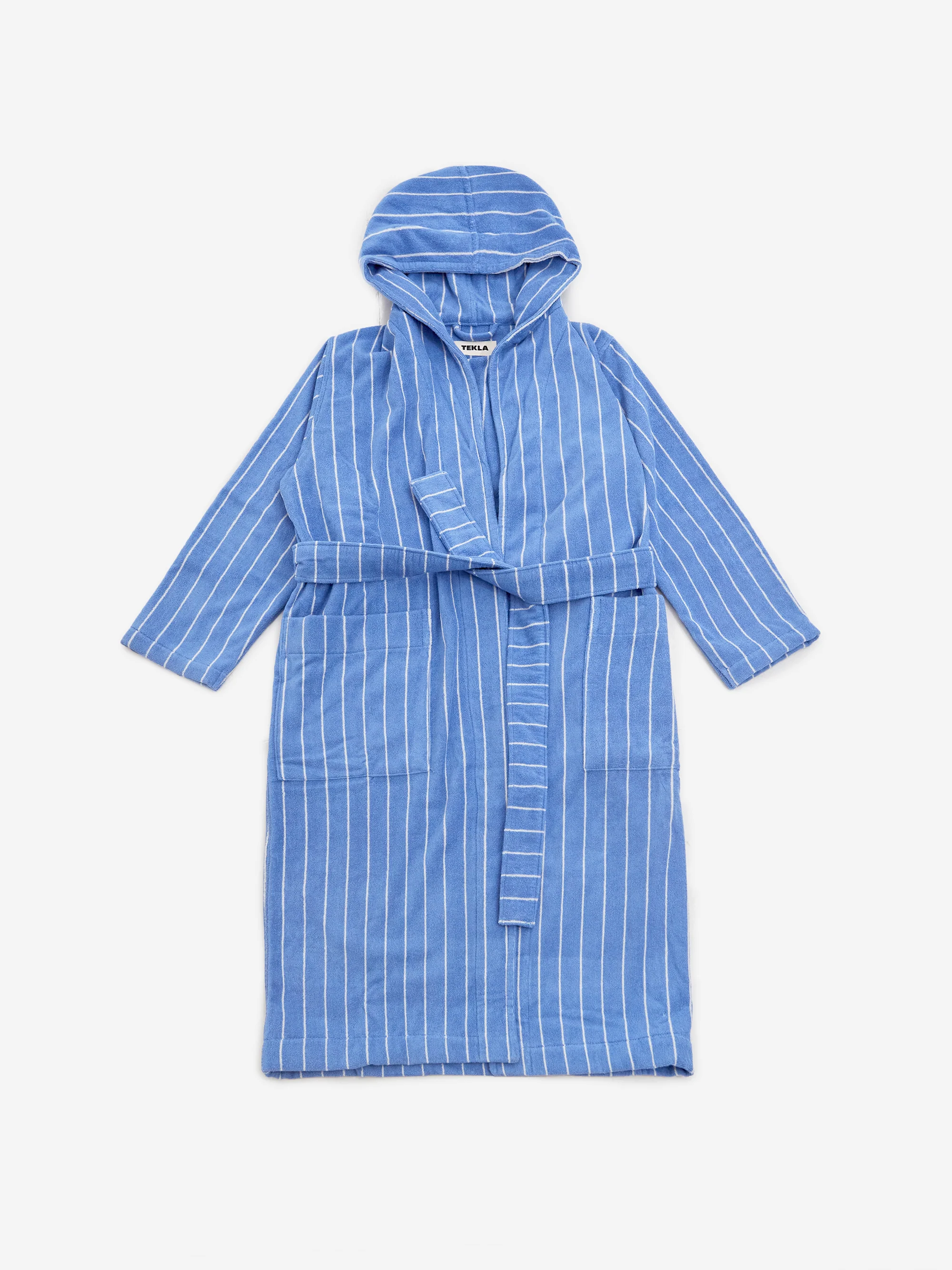 TEKLA Hooded Striped Bathrobe - Marseille