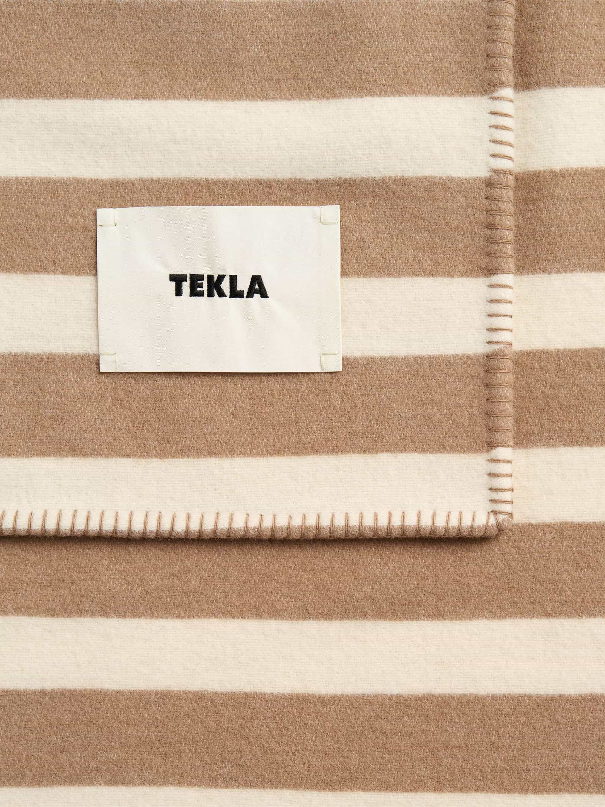 TEKLA Lambswool Blanket 130x180cm - Hereford Stripes - Image 3
