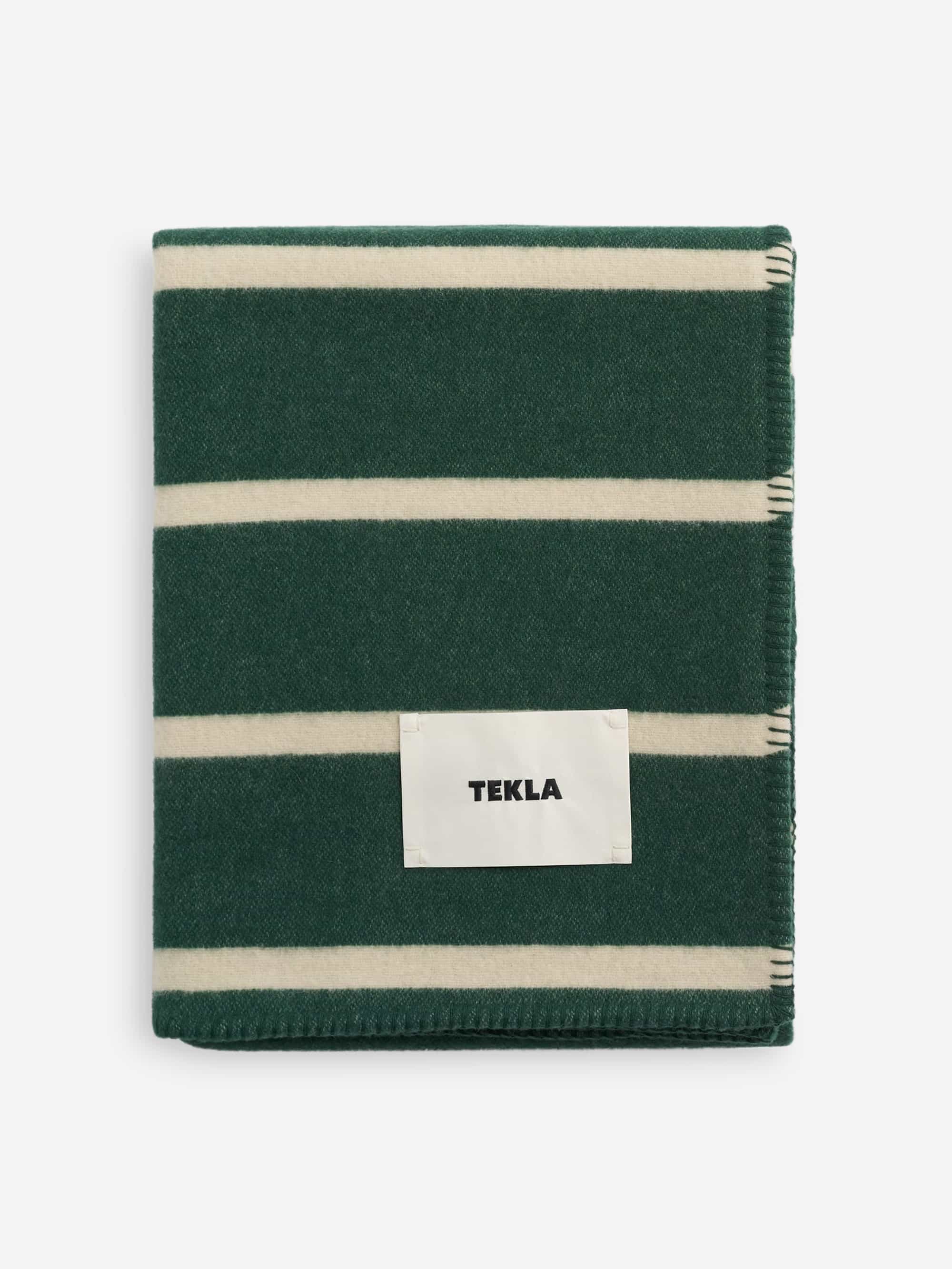 TEKLA Lambswool Blanket 130x180cm - Rugby Stripes - Image 2