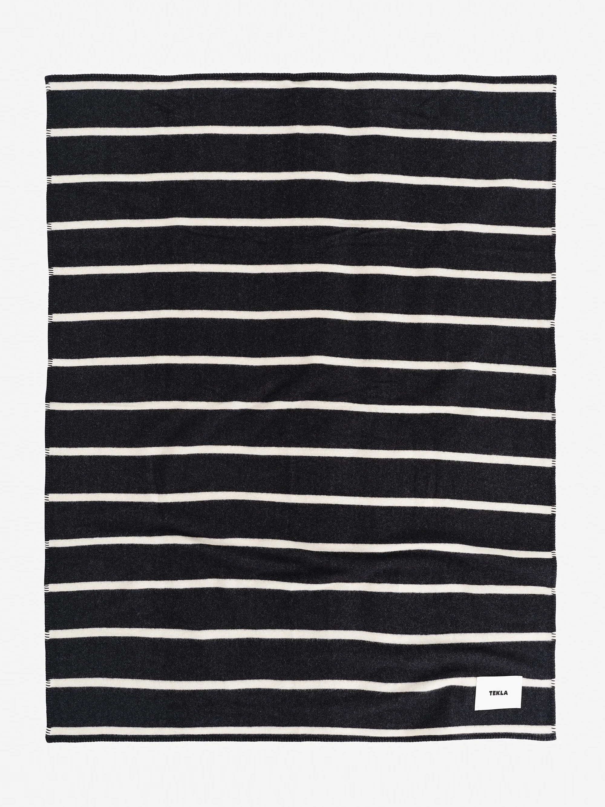 TEKLA Lambswool Blanket - Starling Stripes