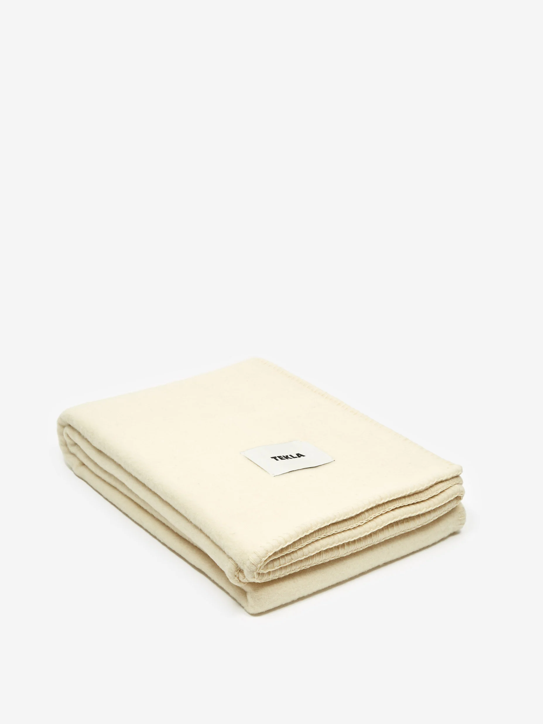 TEKLA Merino Wool Blanket - Soft White