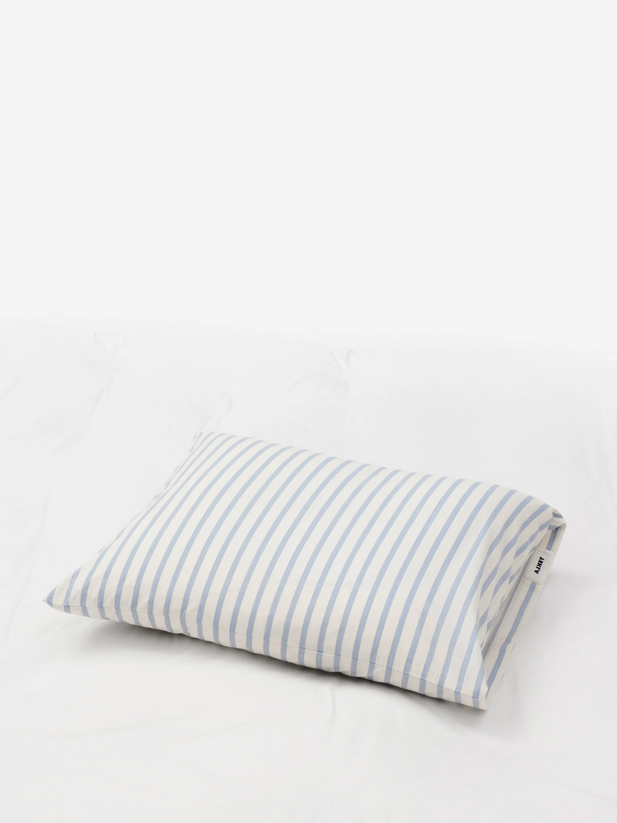 TEKLA Percale Cotton Pillow Case 50cm x 75cm - Needle Stripes