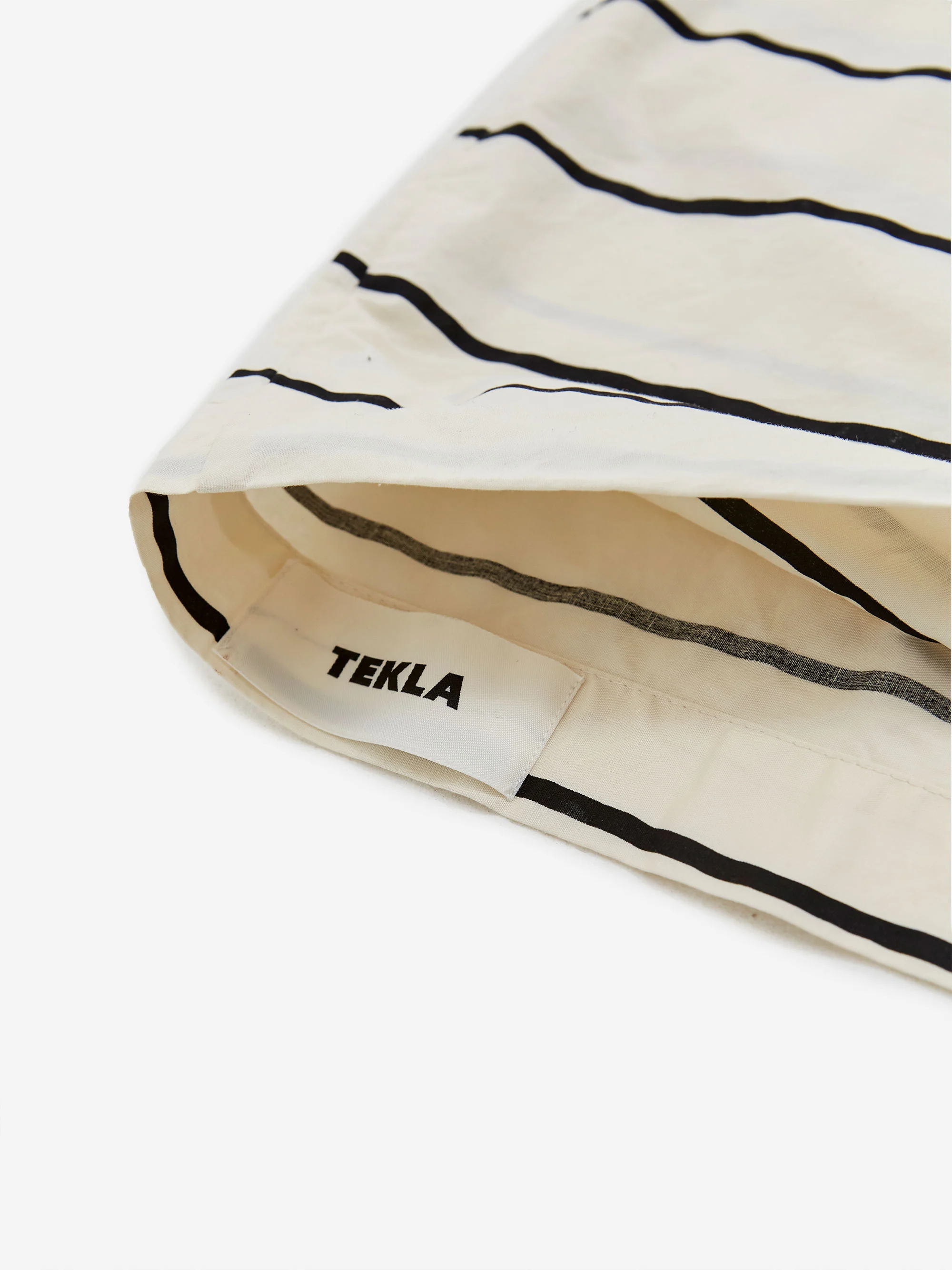 TEKLA Percale Pillow Case 50cm x 75cm - Shadow Stripes - Image 4