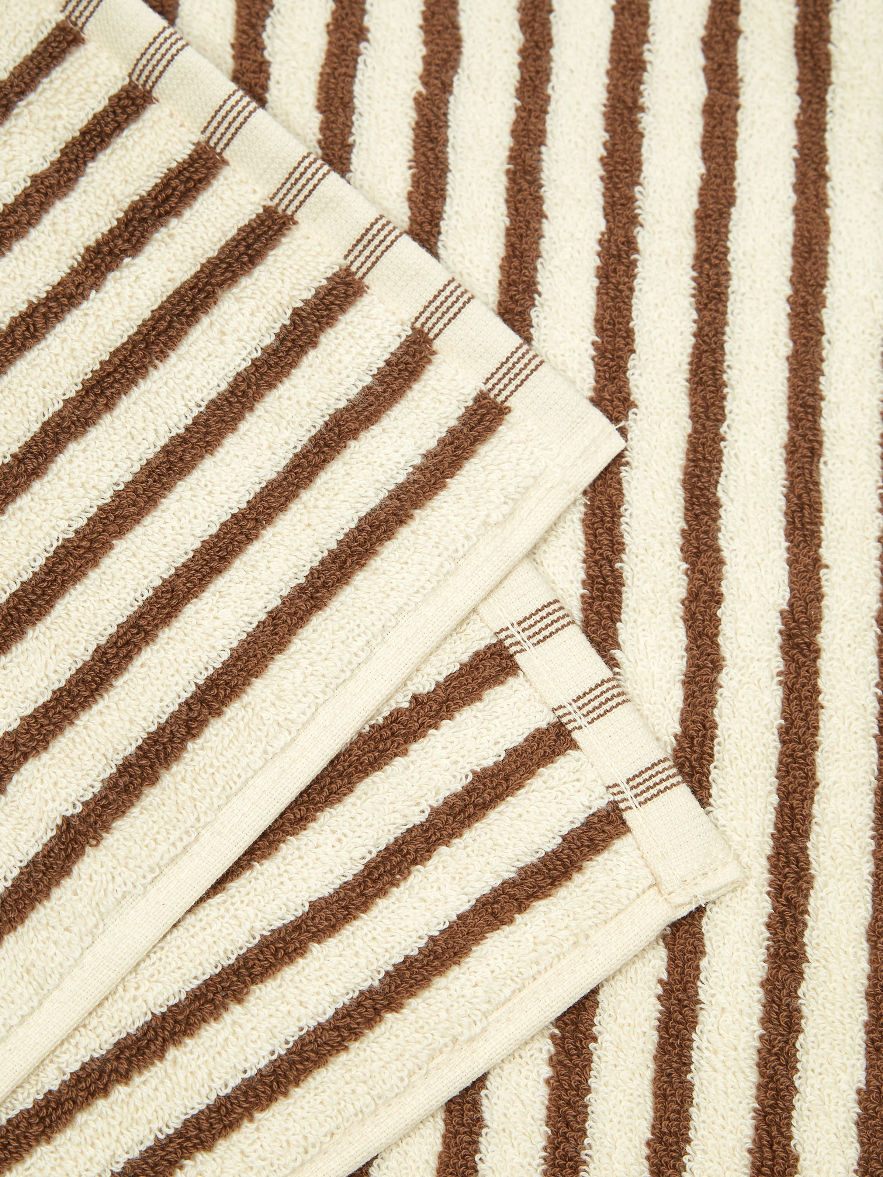 TEKLA Striped Bath Towel - Kodiak Stripe - Image 3