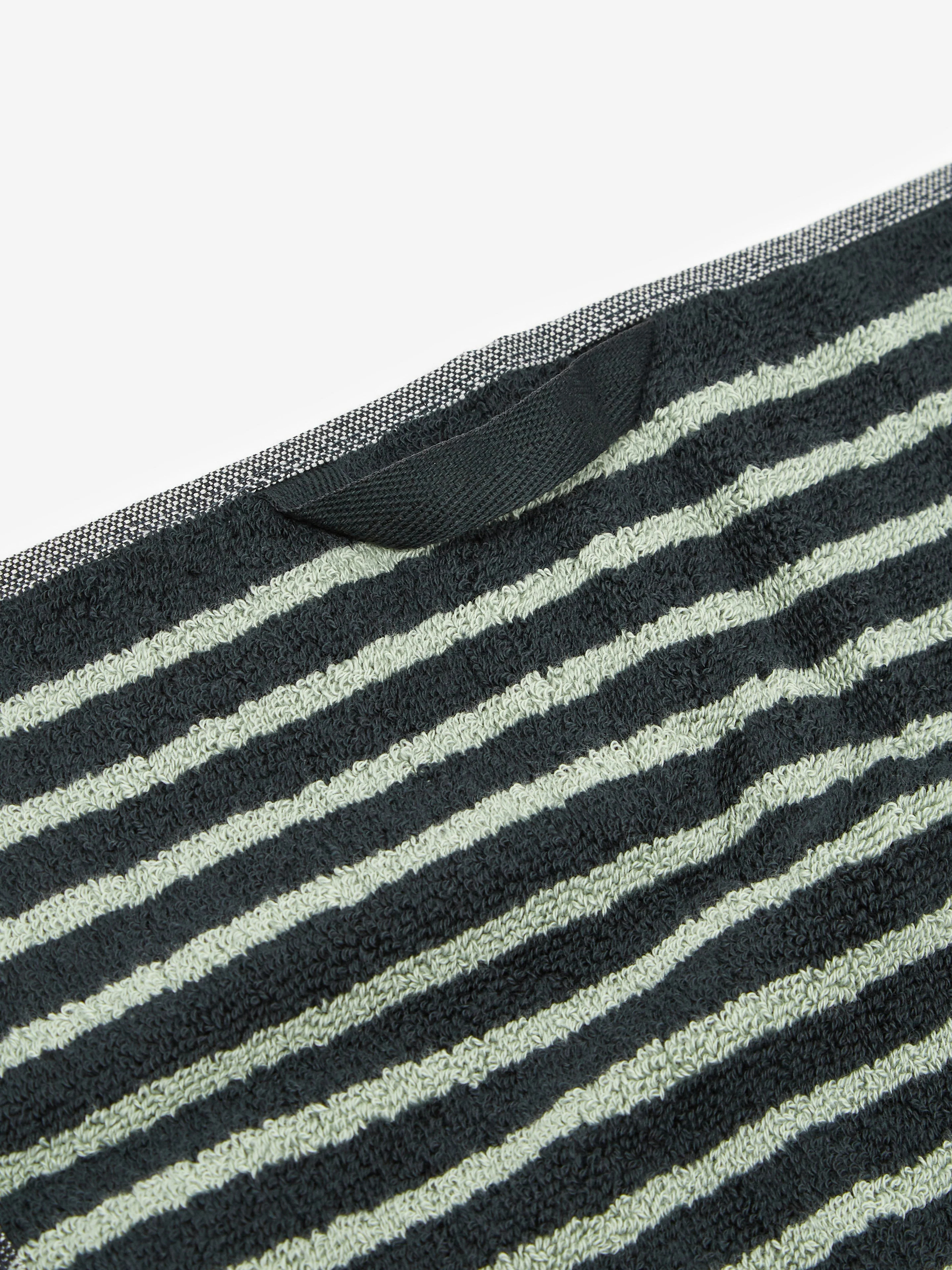TEKLA Wash Cloth - Black & Mint - Image 3