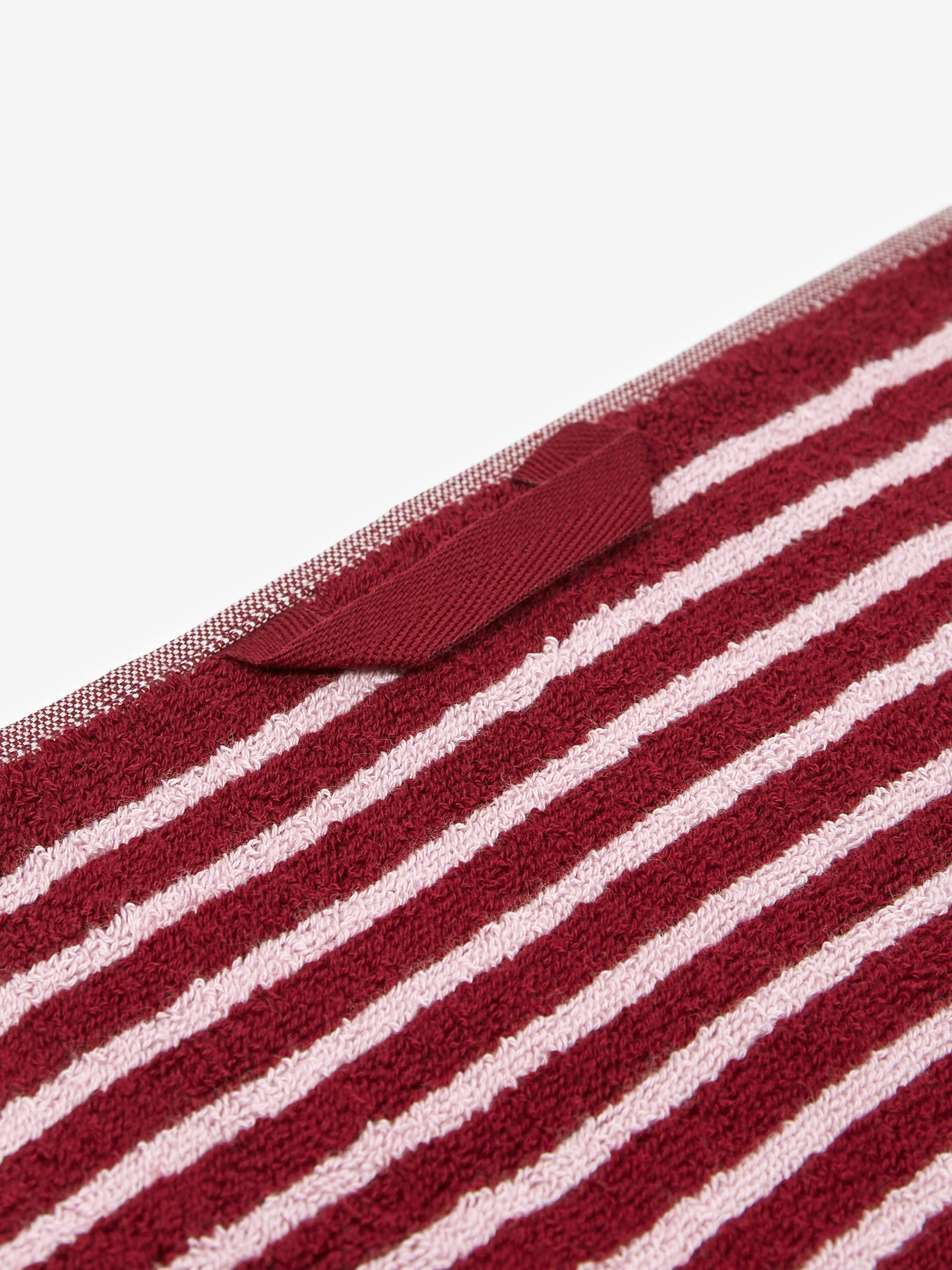 TEKLA Wash Cloth - Red & Rose - Image 3
